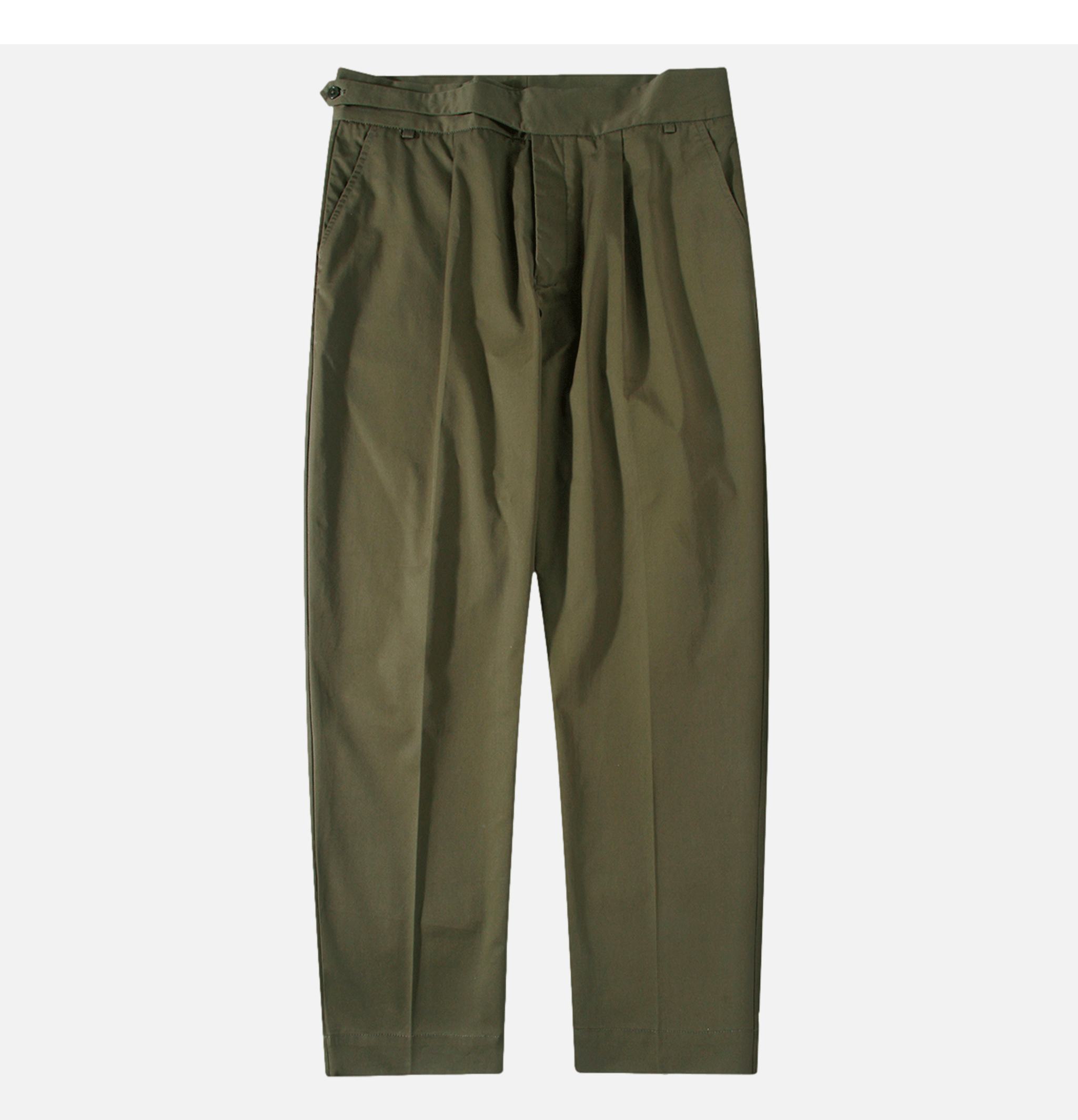 Standard Types Side button pants - ST004 Green