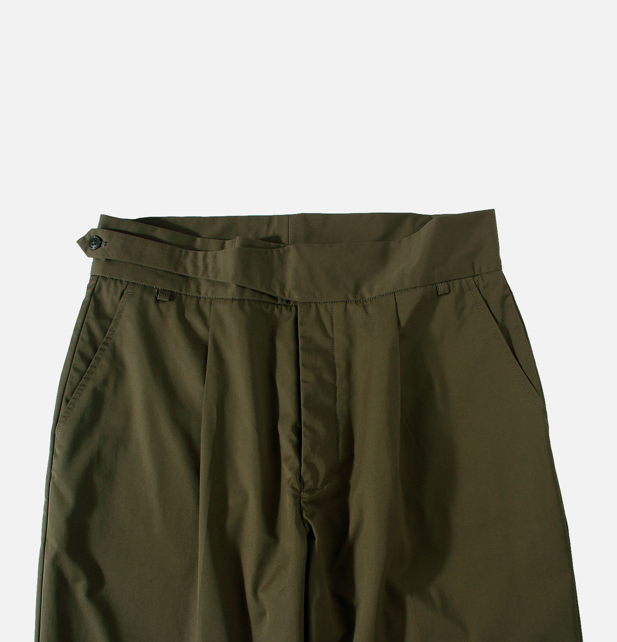 Standard Types Side button pants - ST004 Green
