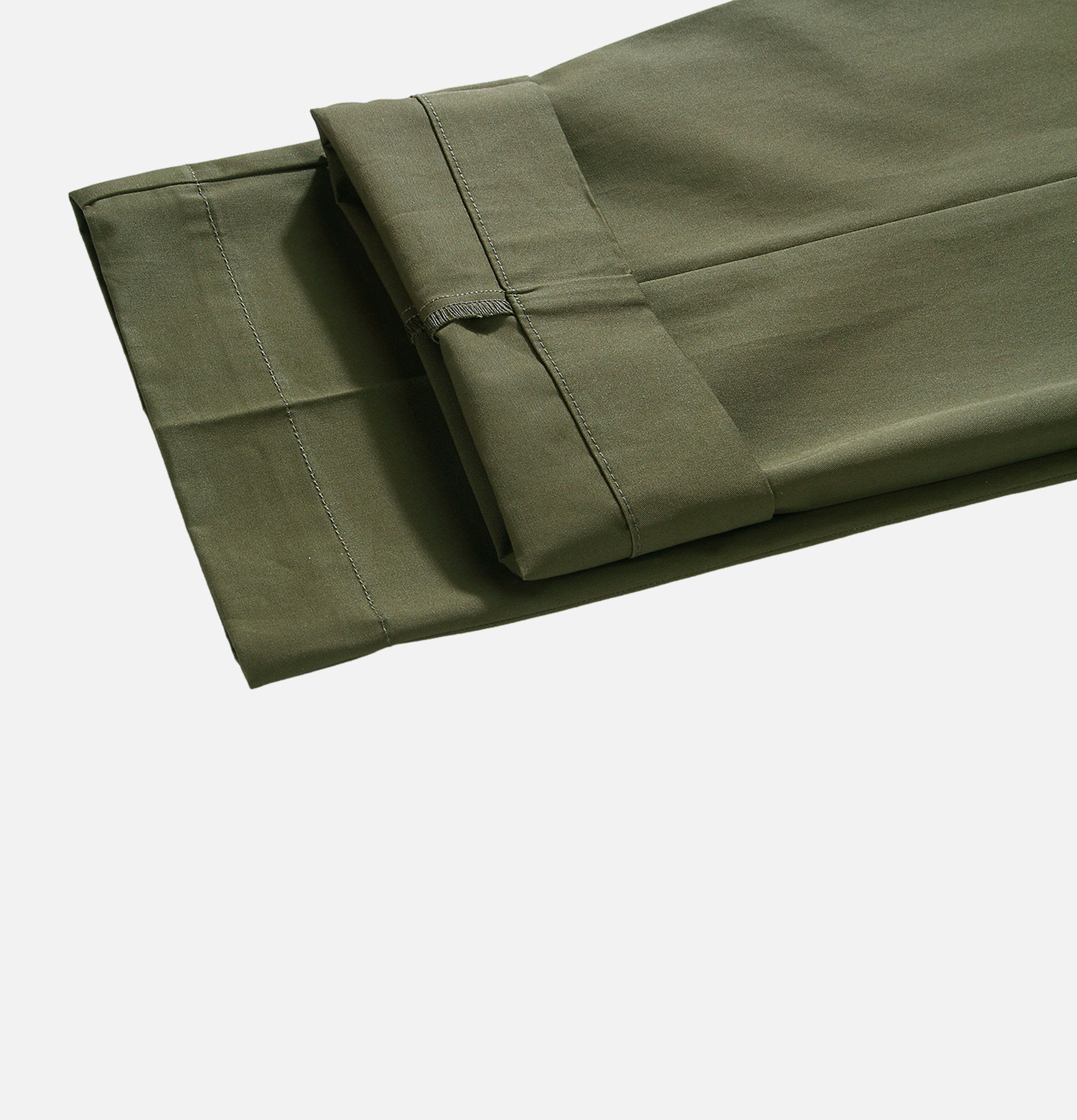 Standard Types Side button pants - ST004 Green