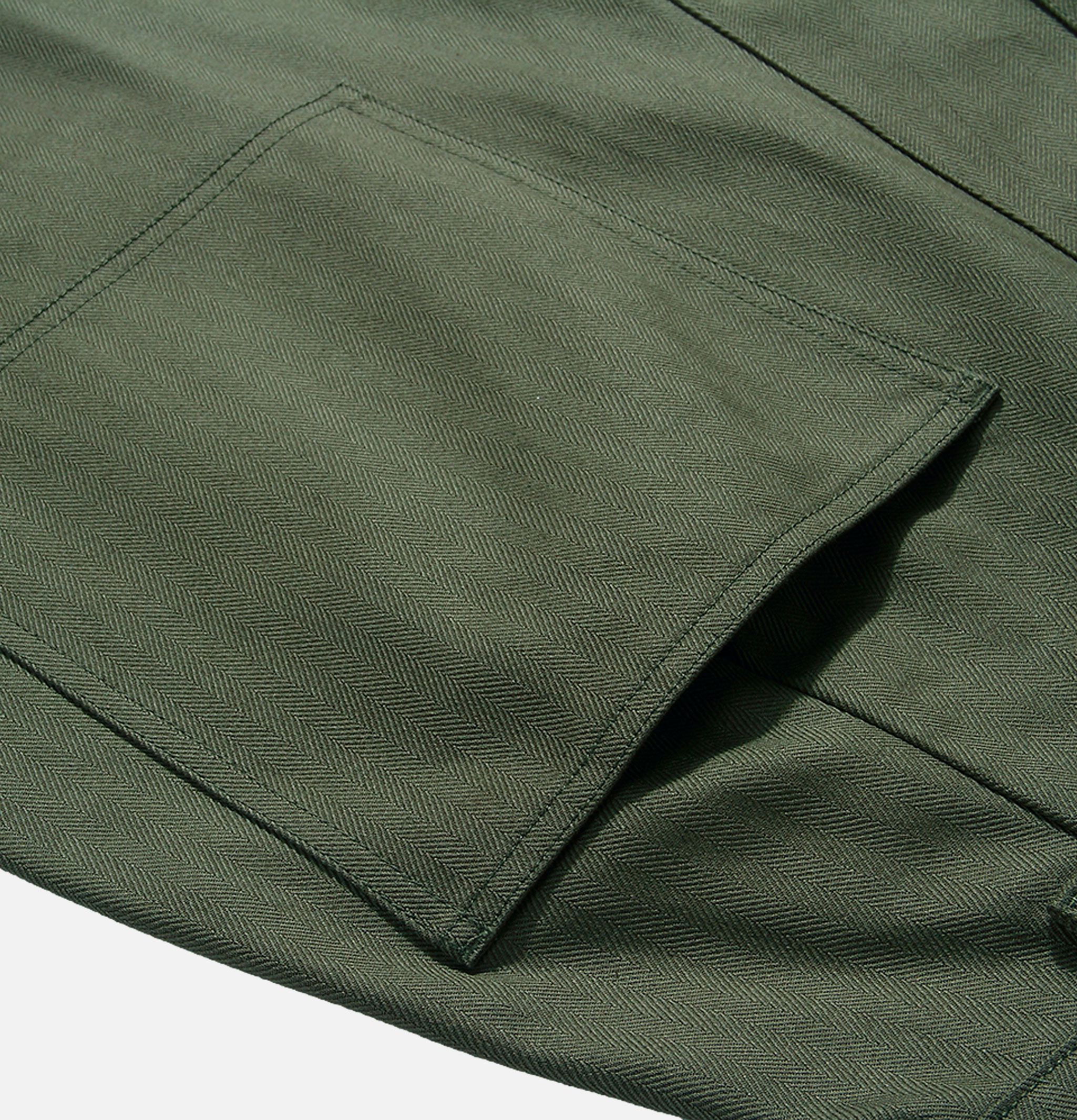 Standard Types Naval Button Trousers Green - ST048