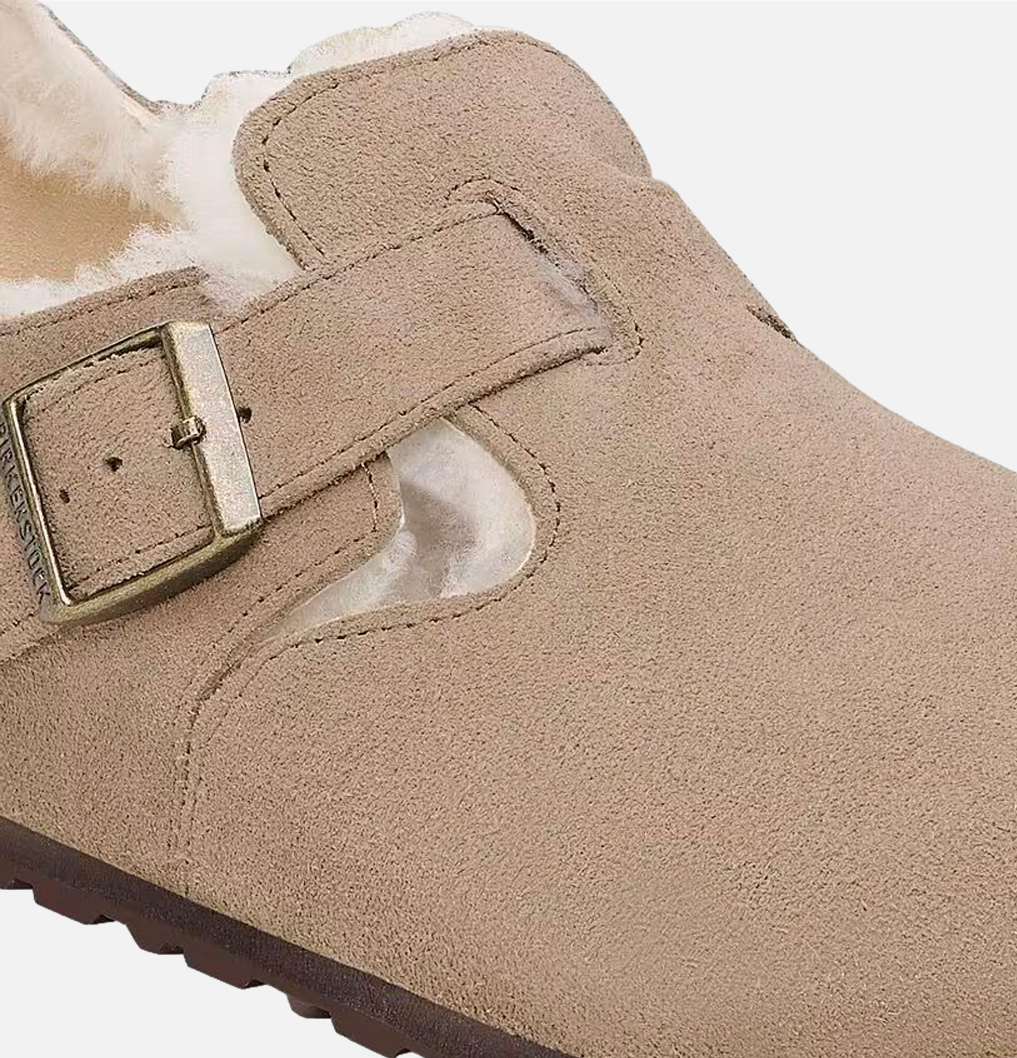 Birkenstock Shoes London Shearling Taupe