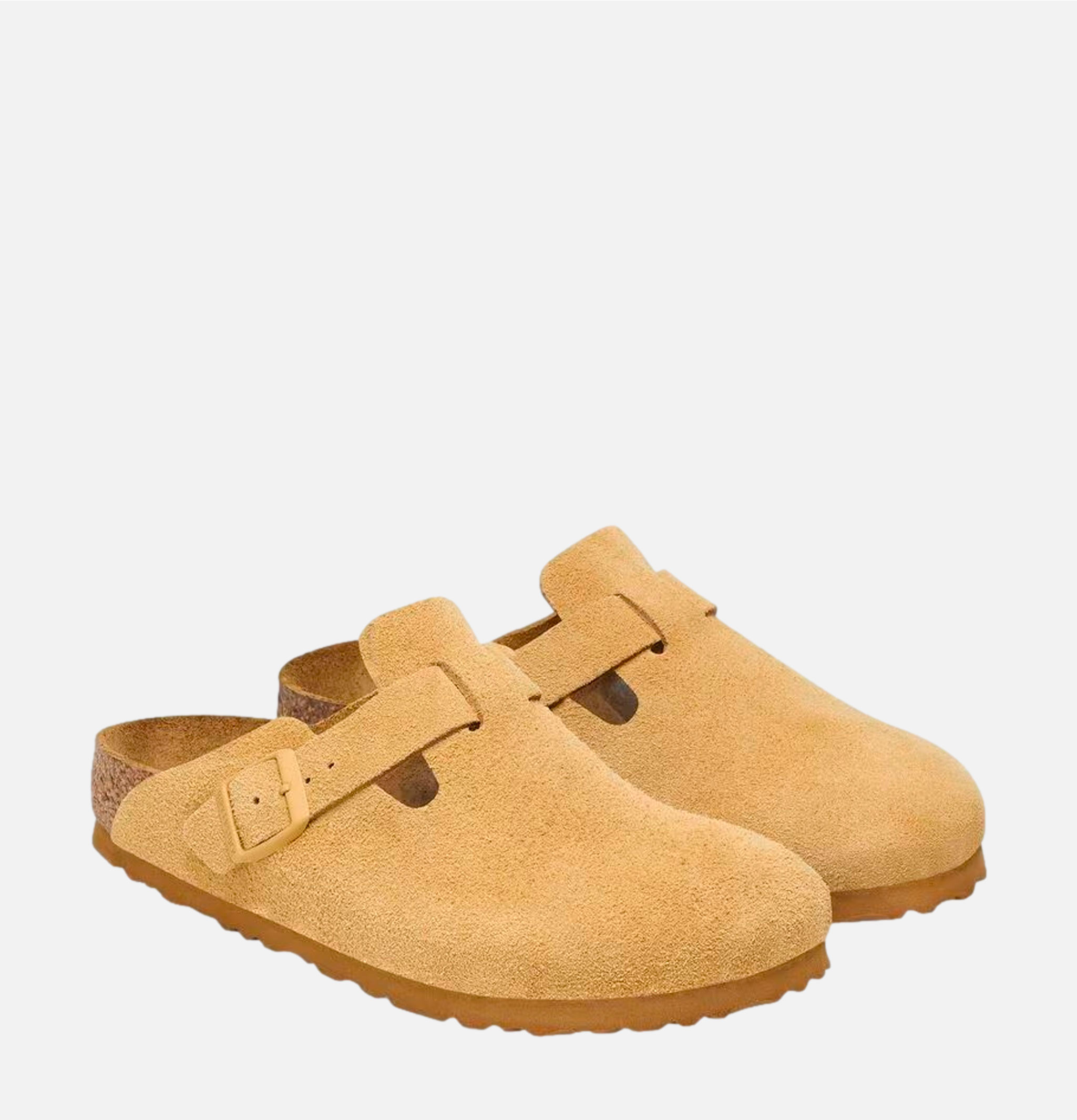 Birkenstock Shoes Boston Narrow Latte