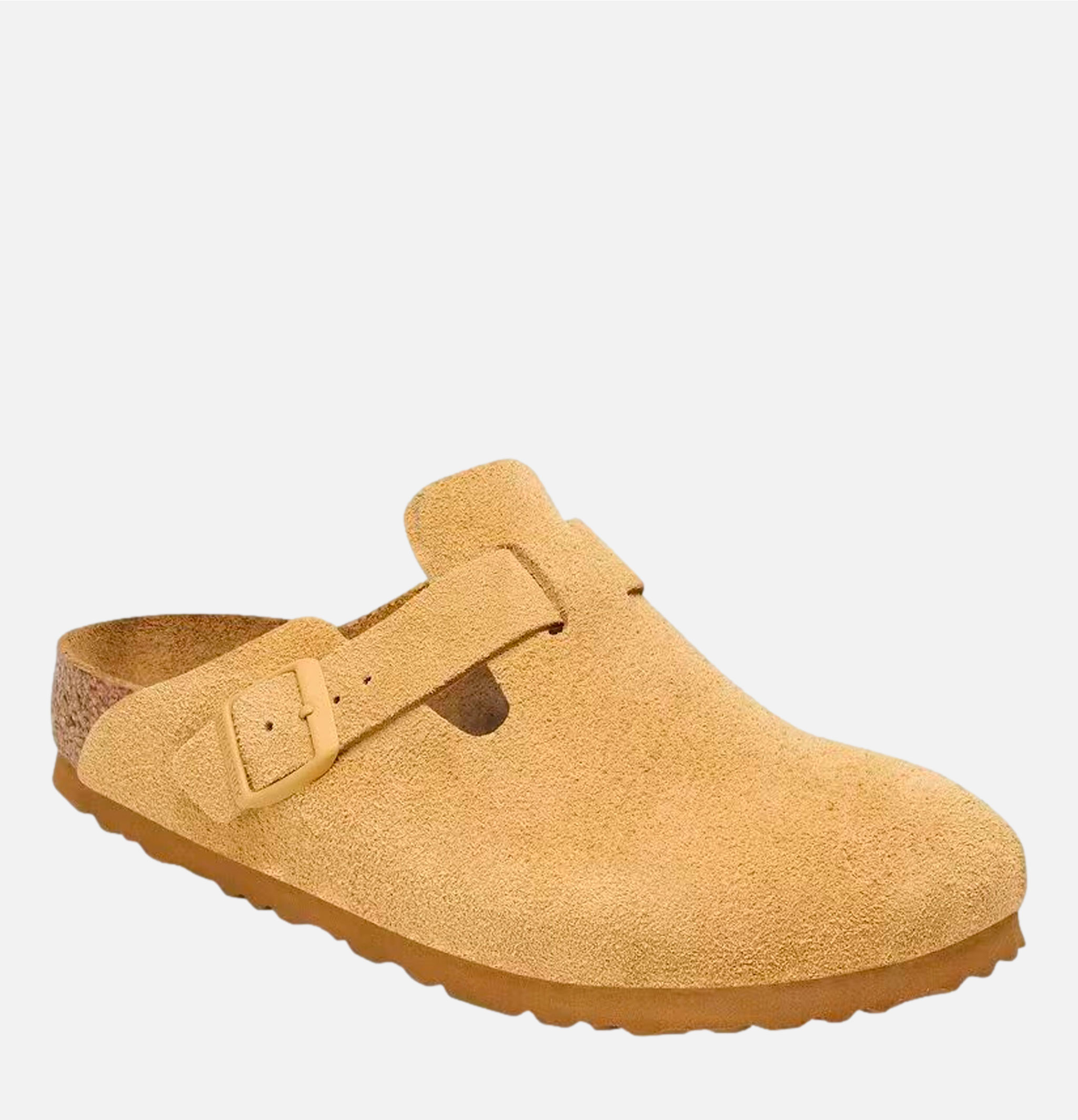 Birkenstock Shoes Boston Narrow Latte
