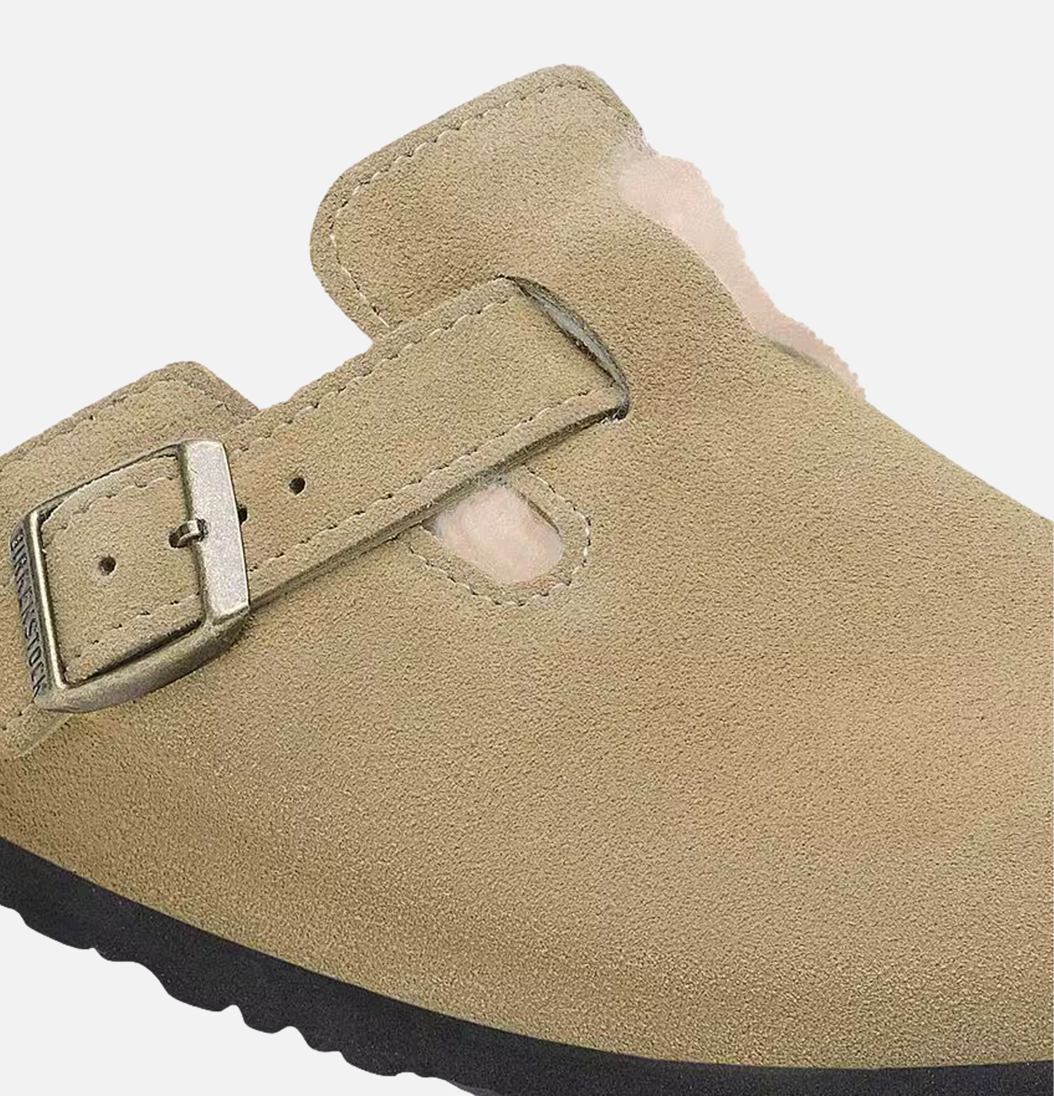 Birkenstock Boston Shearling Regular Taupe