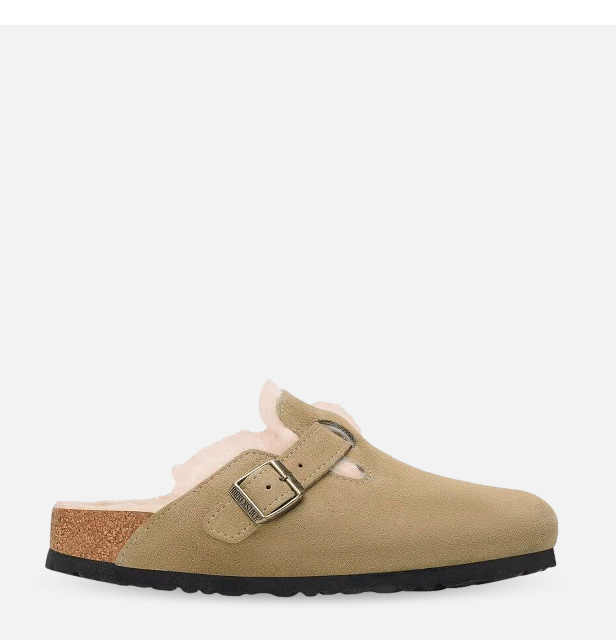 Birkenstock Boston Shearling Regular Taupe