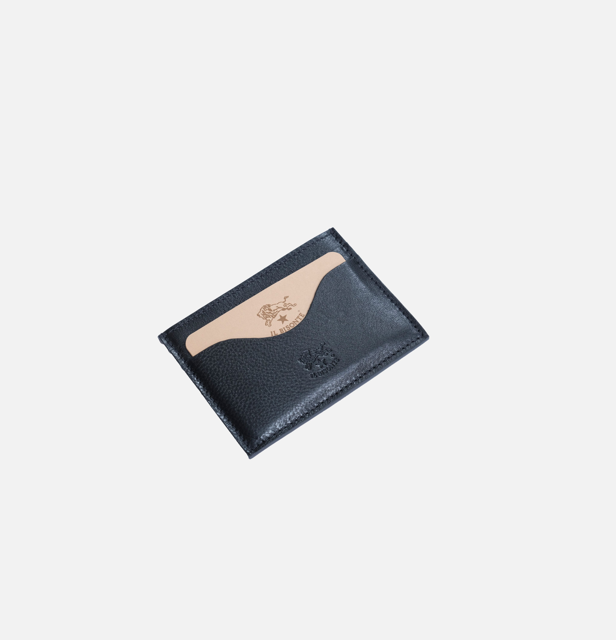 Il Bisonte Card Case Noir