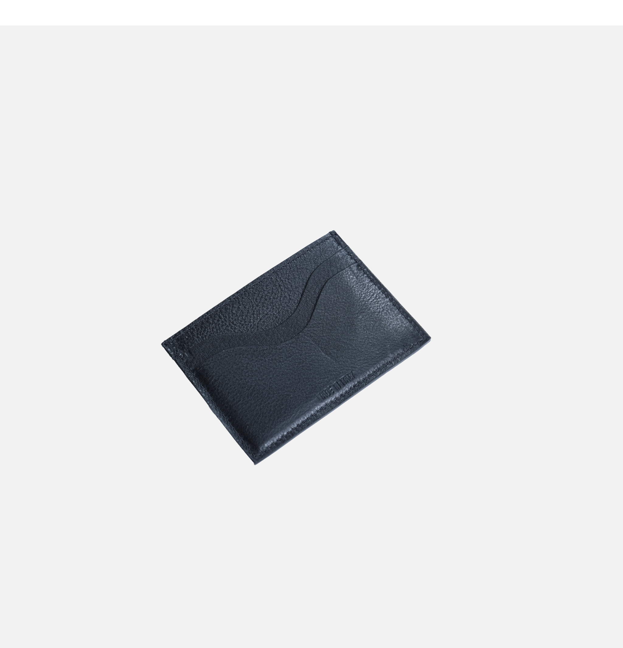 Il Bisonte Card Case Black
