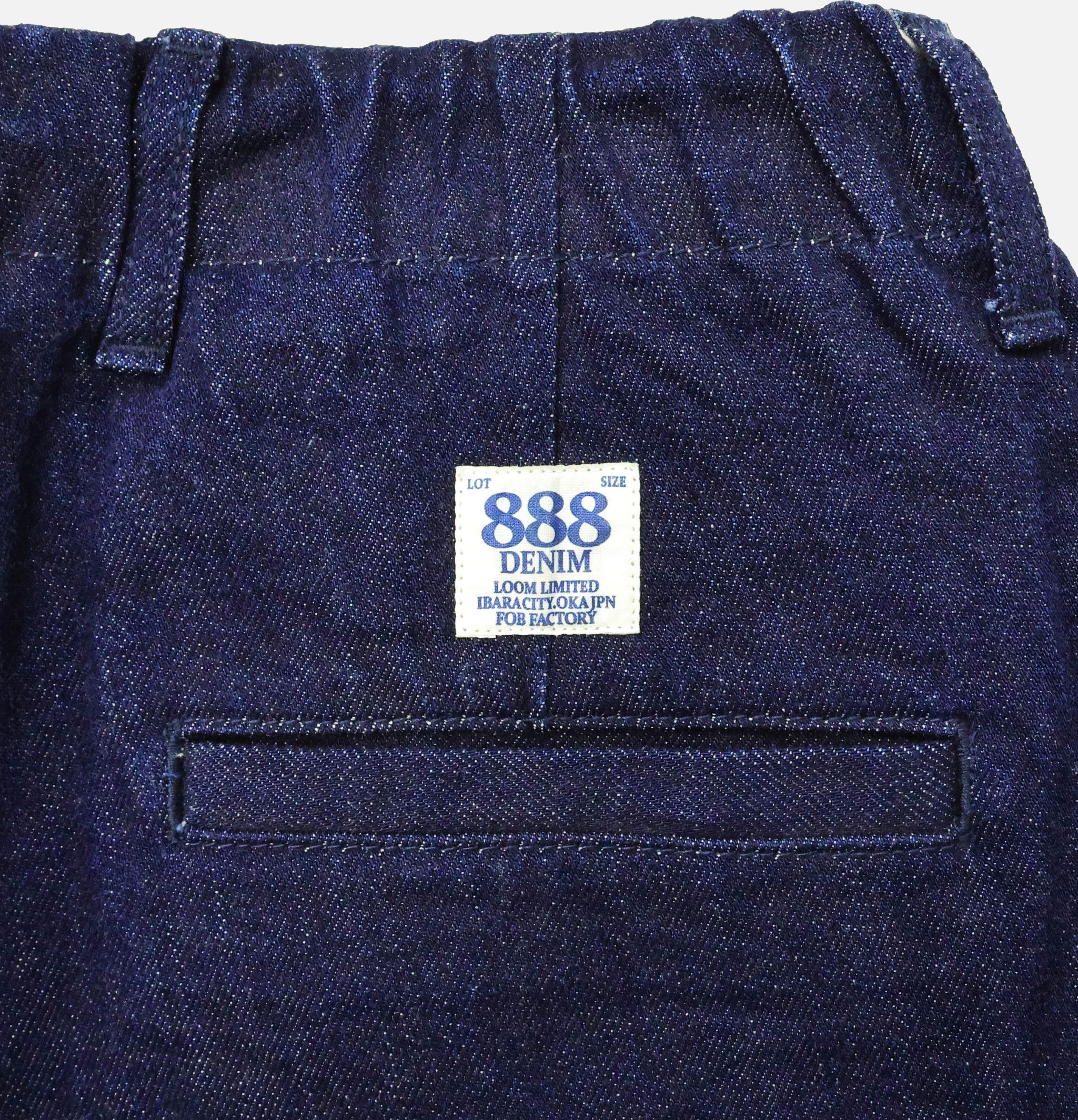 Fob Factory Denim Track Pant F0508 One Wash