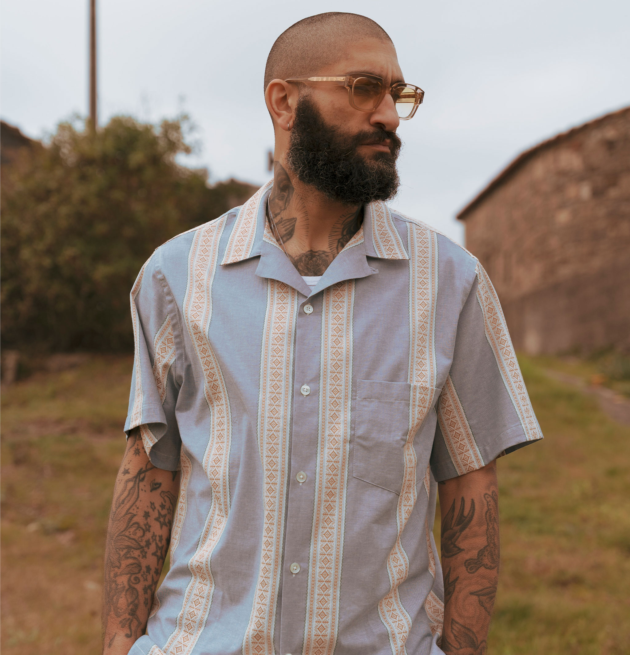 Portuguese Flannel Melissa Blue Shirt