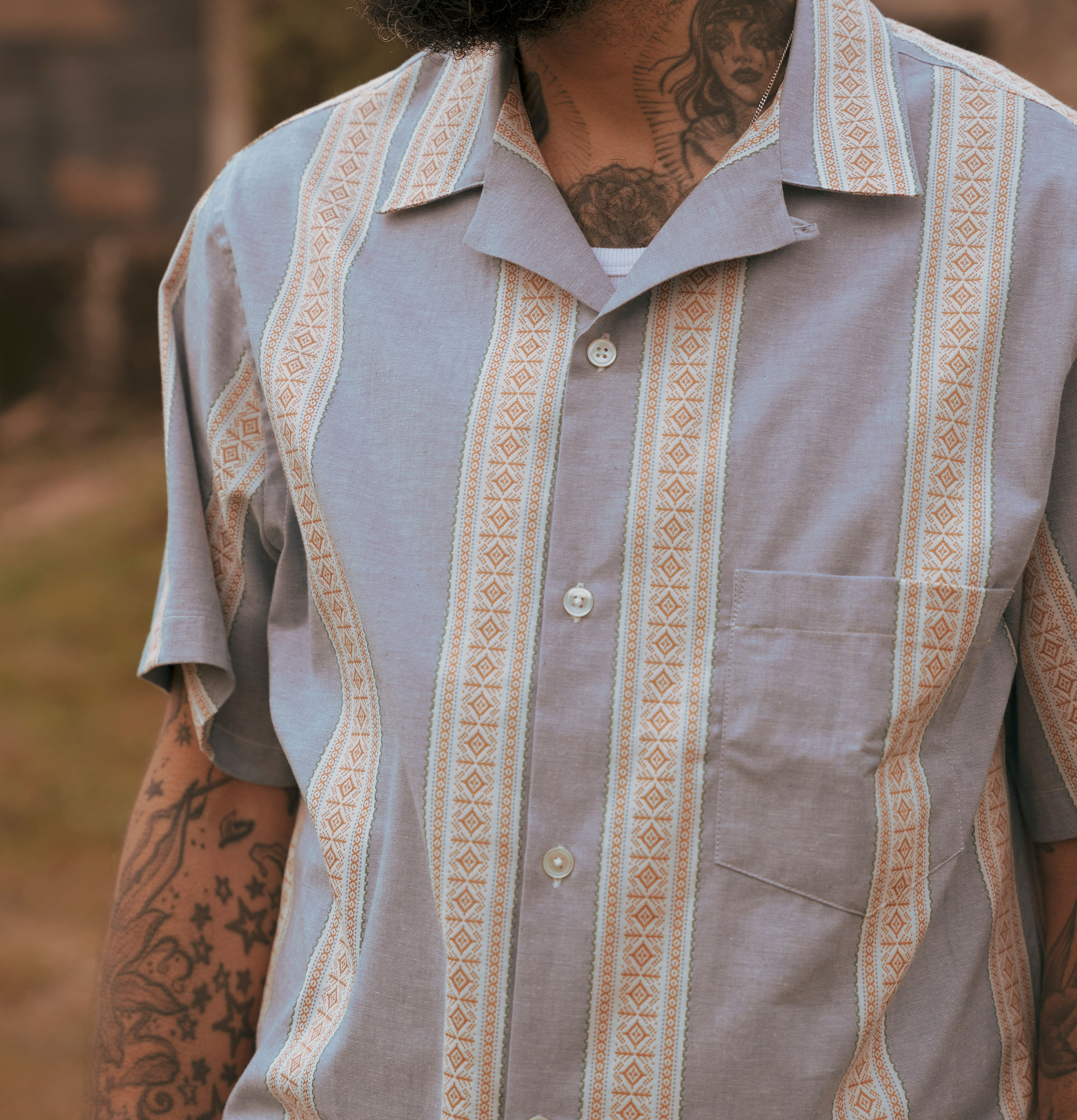 Portuguese Flannel Melissa Blue Shirt