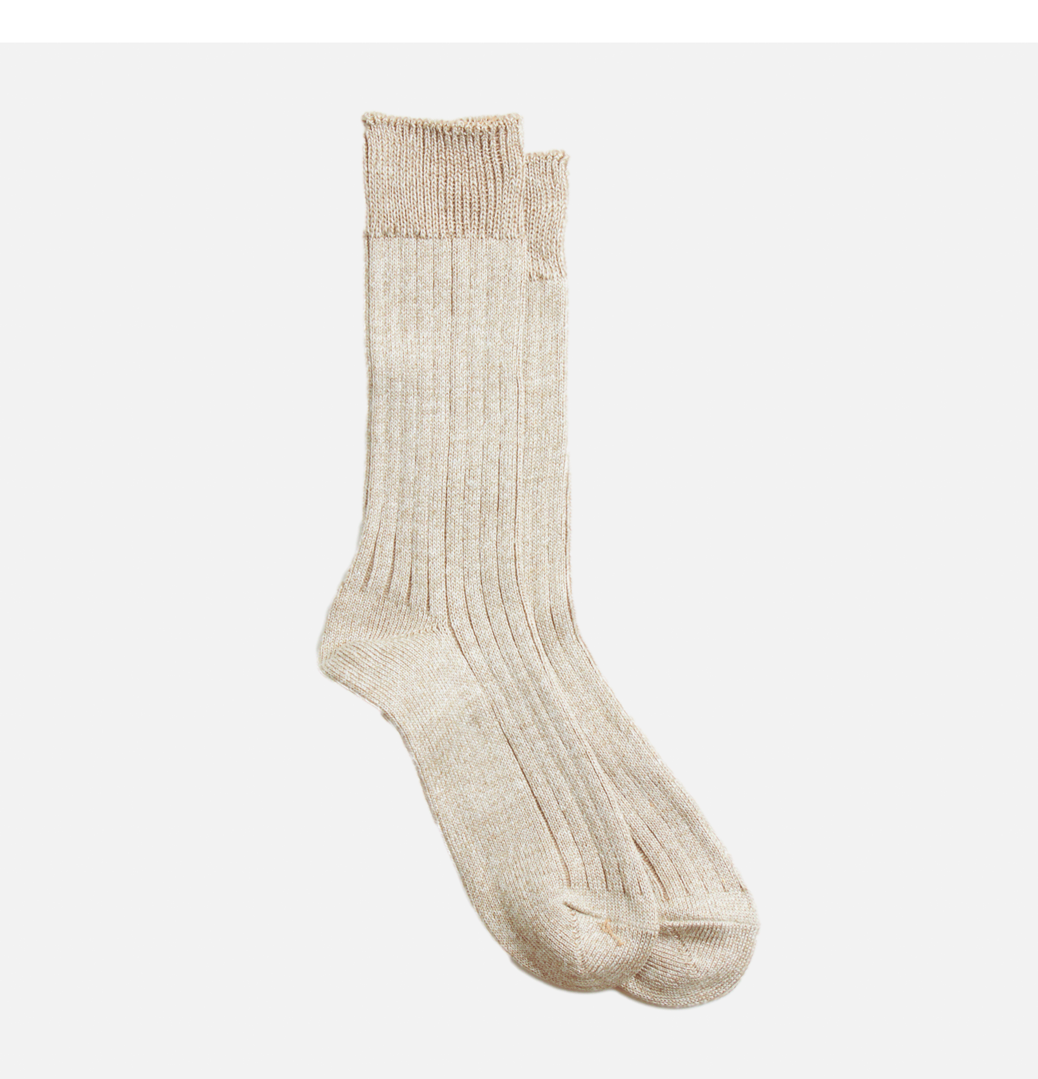 Rototo Socks Linen Cotton Grayge