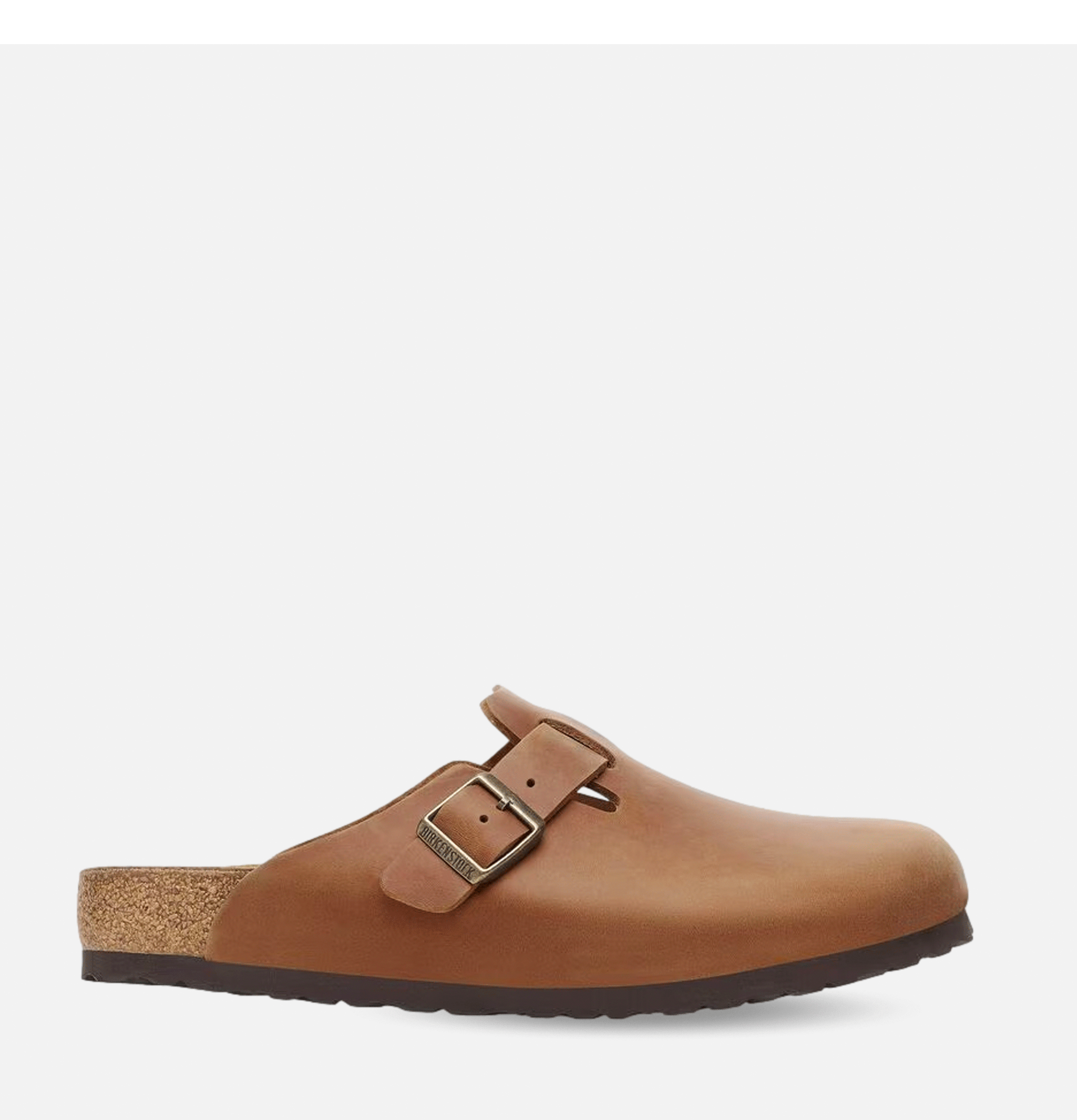 Birkenstock Boston Narrow Cuir Cognac