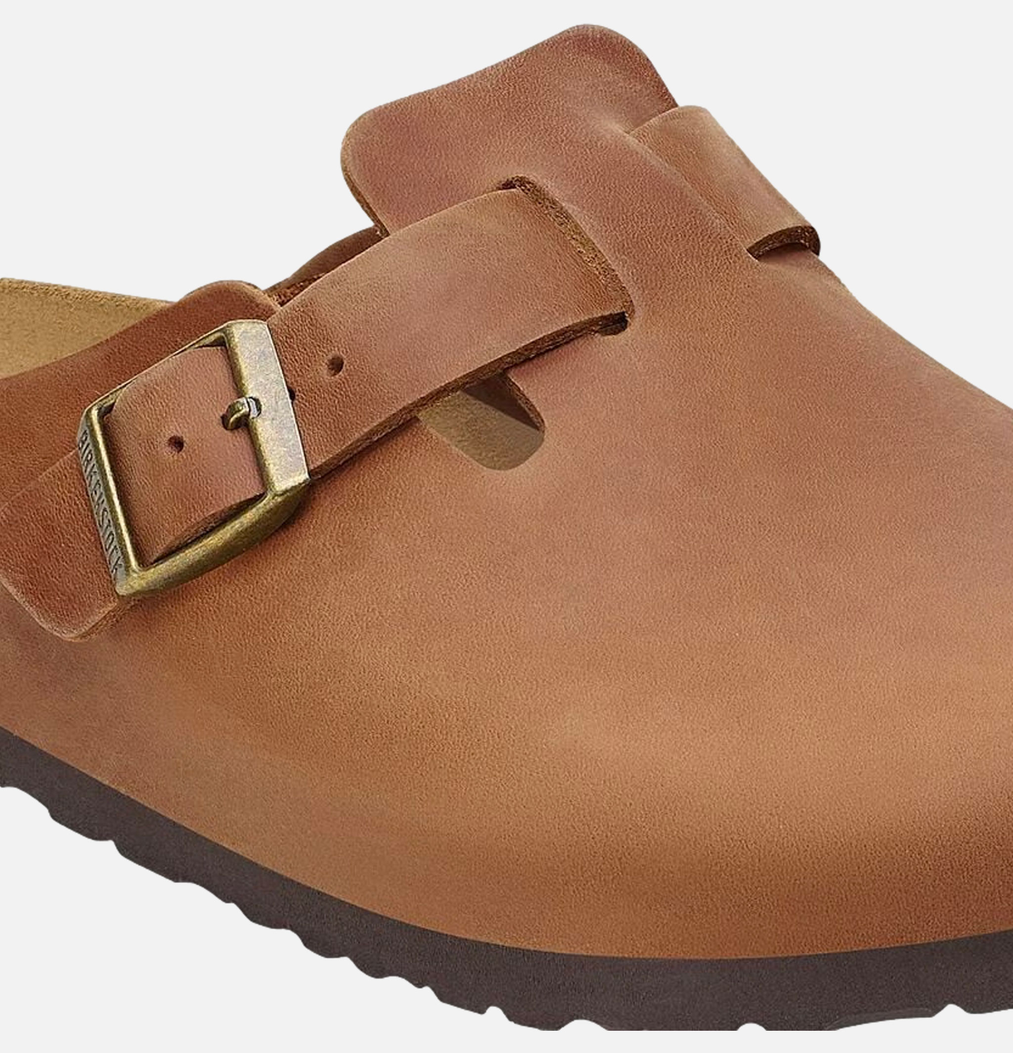 Birkenstock Boston Narrow Cuir Cognac