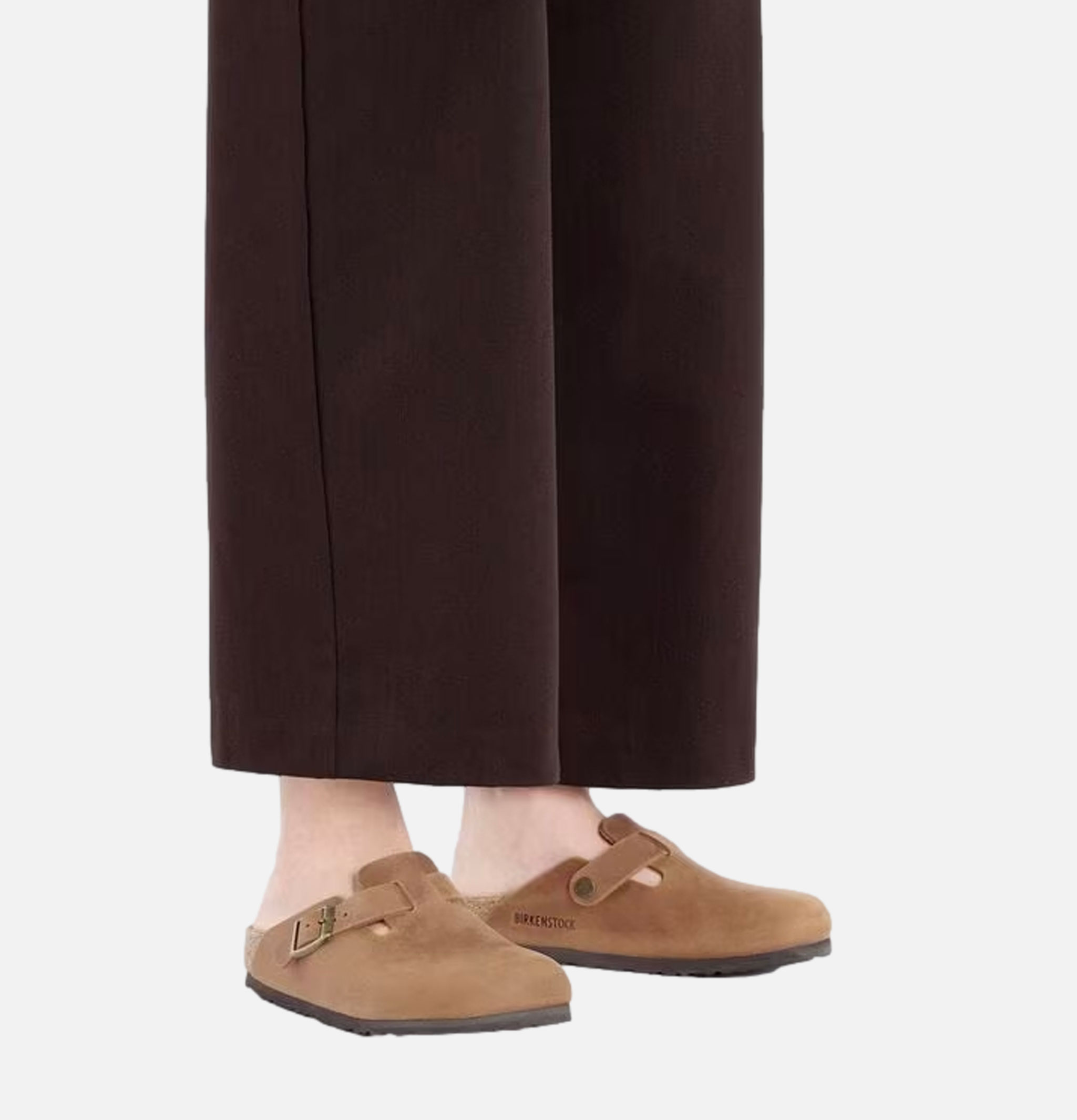 Birkenstock Boston Narrow Cuir Cognac