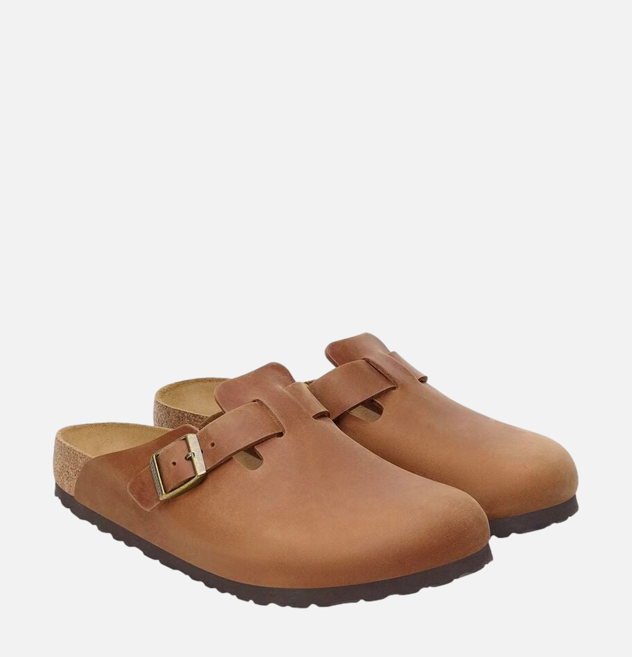 Birkenstock Boston Narrow Cuir Cognac