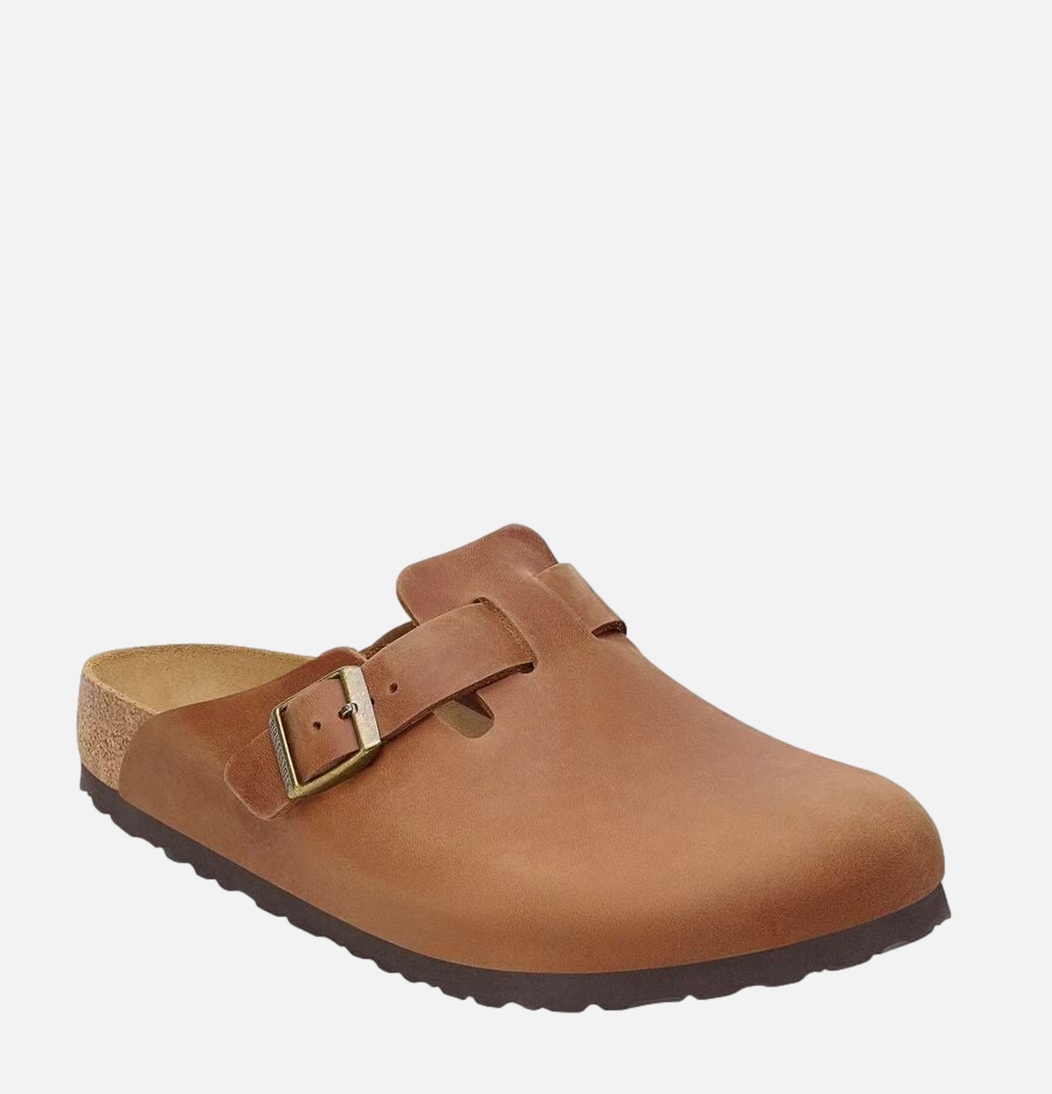 Birkenstock Boston Narrow Cuir Cognac