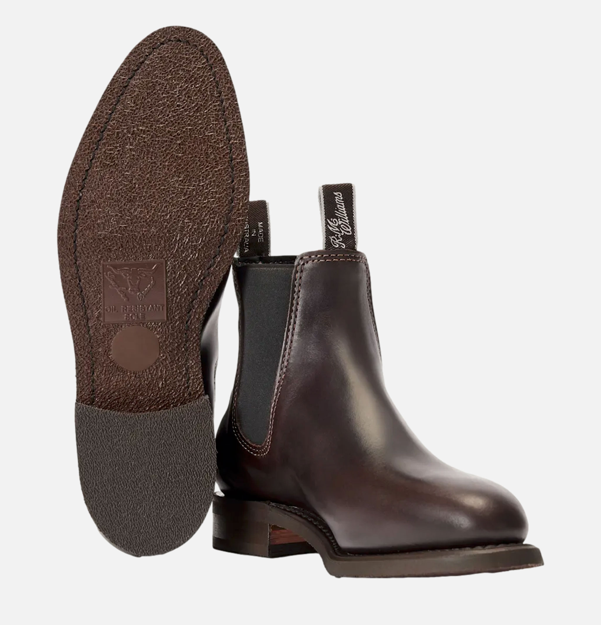 R.M. Williams Boots Moriarty Chocolate