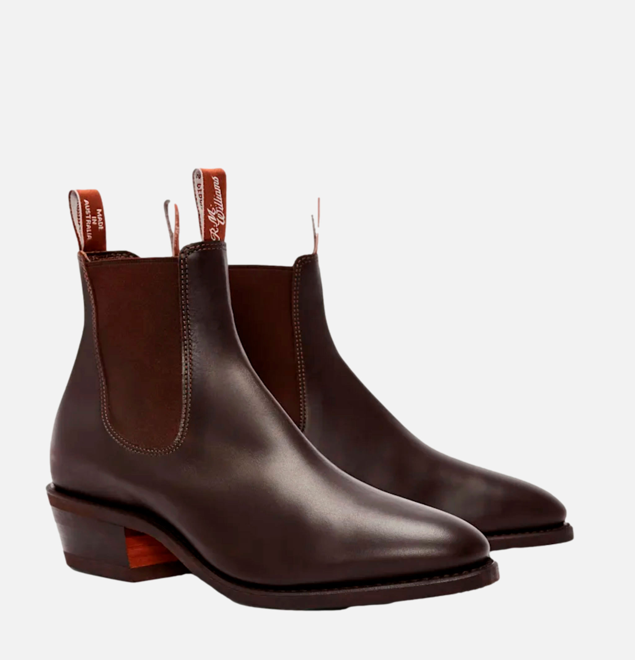 R.M. Wiliams Boots Confort Chelsea Chestnut