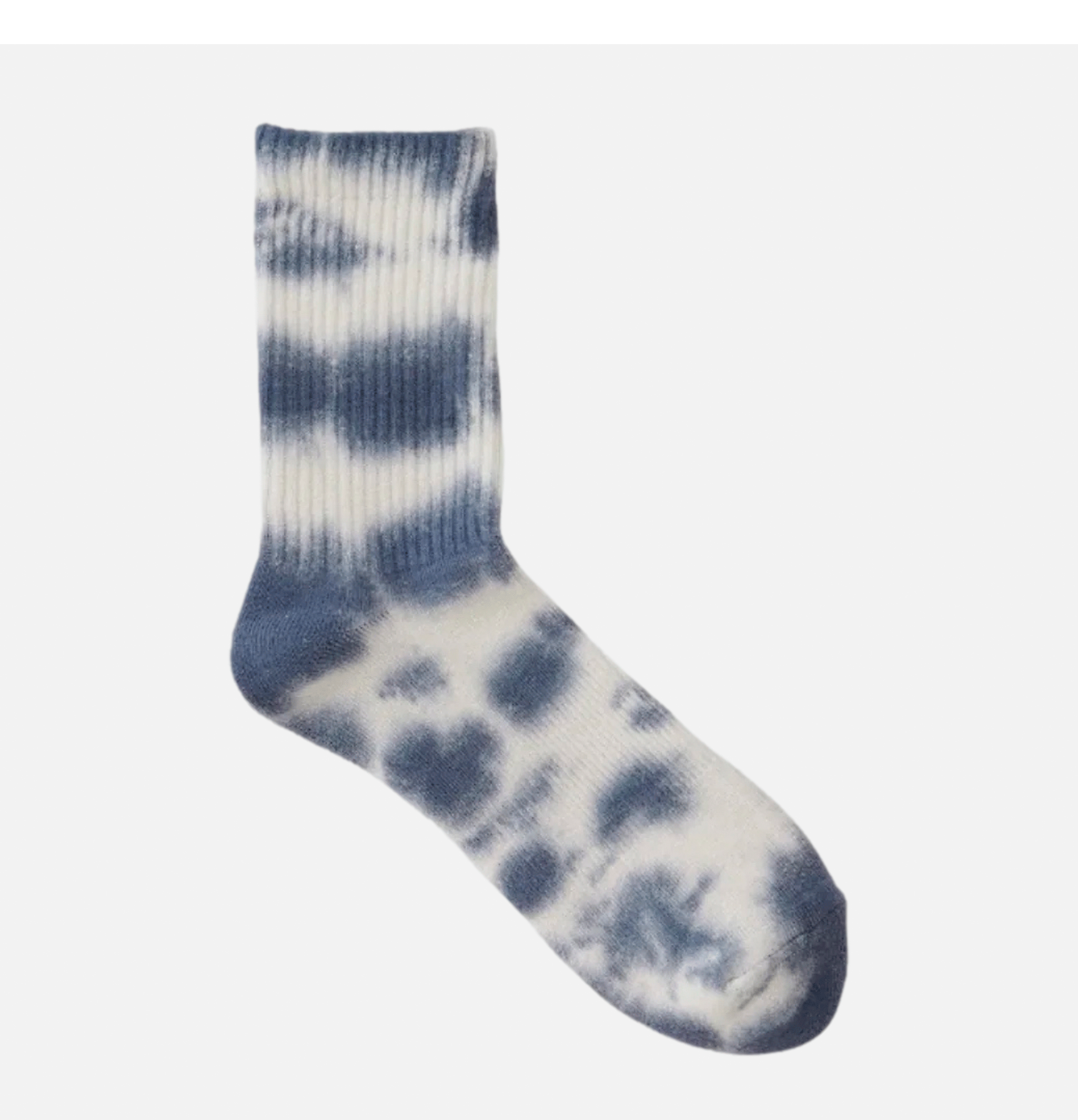Gramicci Tie Dye Crew Socks Navy