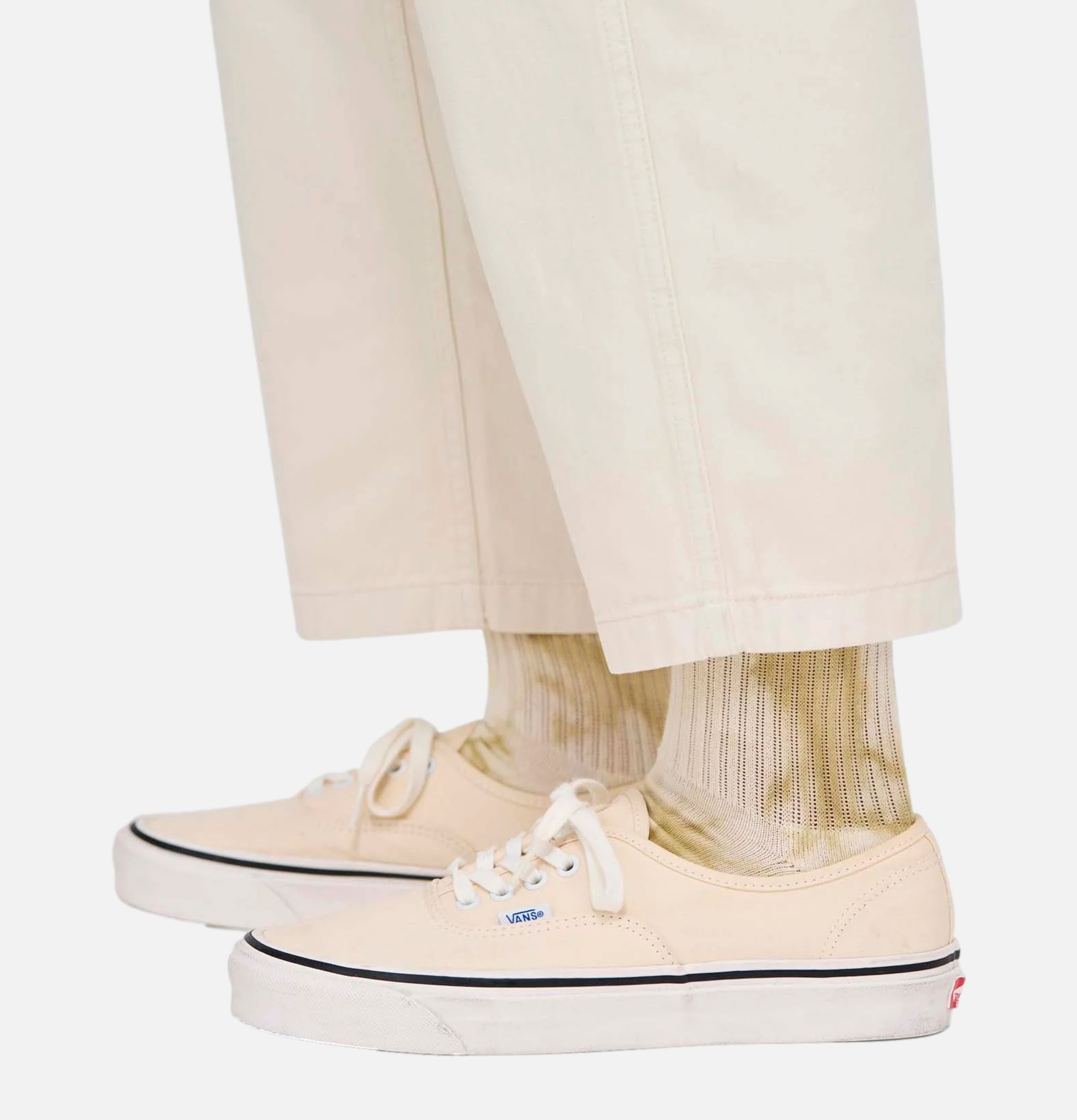 Gramicci Tie Dye Crew Socks Faded Yellow