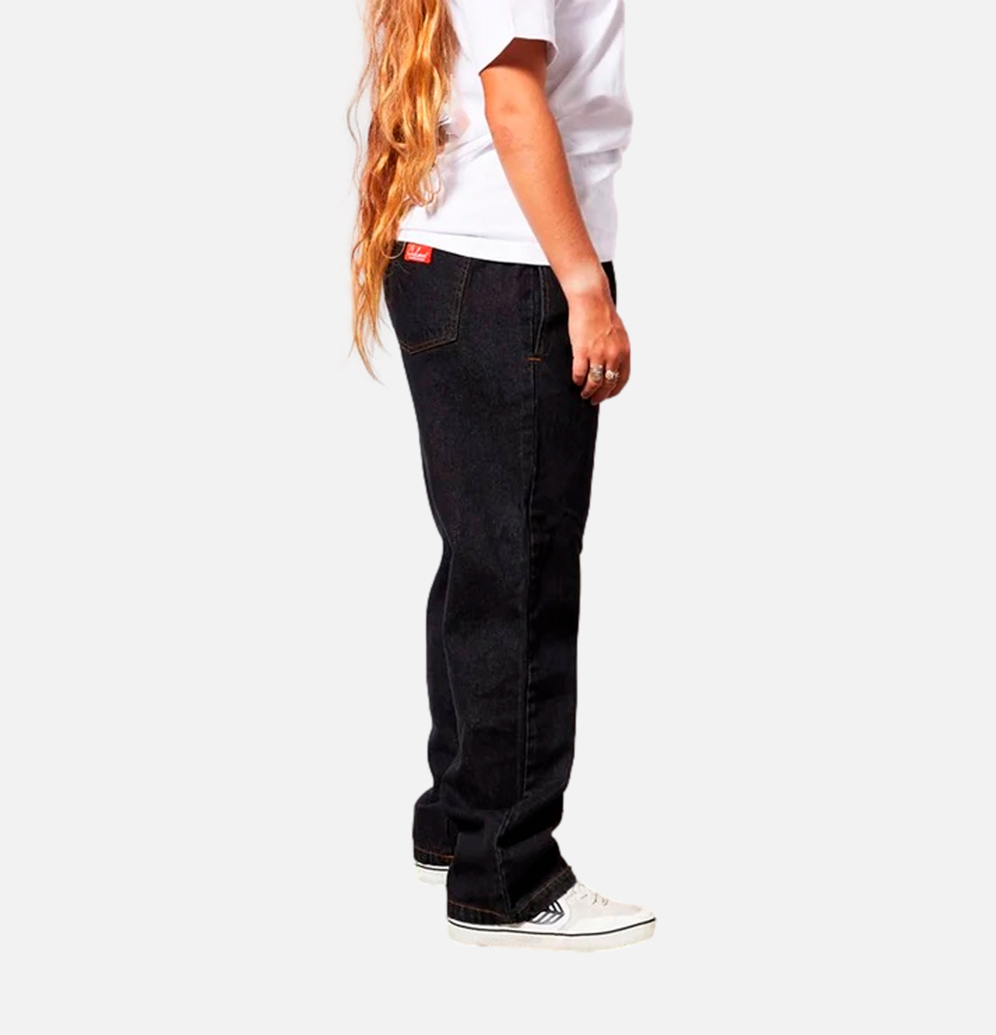 Cookman Chef Pant Semiwide Denim Black