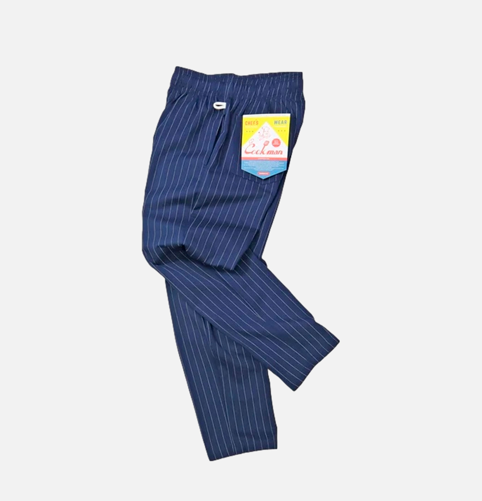 Cookman Chef Pant Pin Stripe Navy