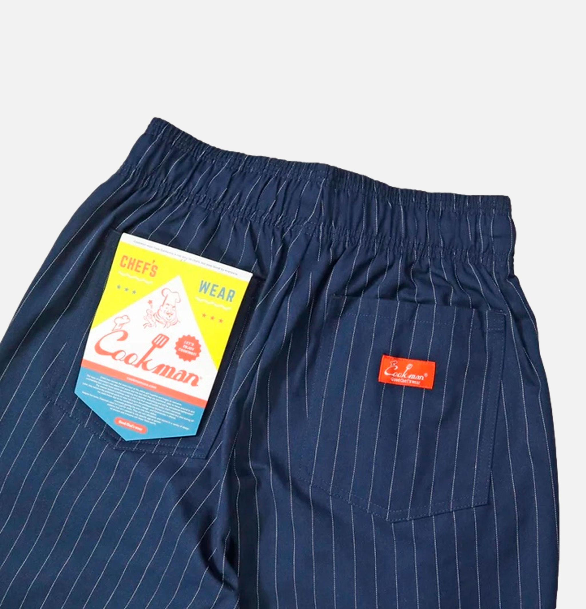 Cookman Chef Pant Pin Stripe Navy