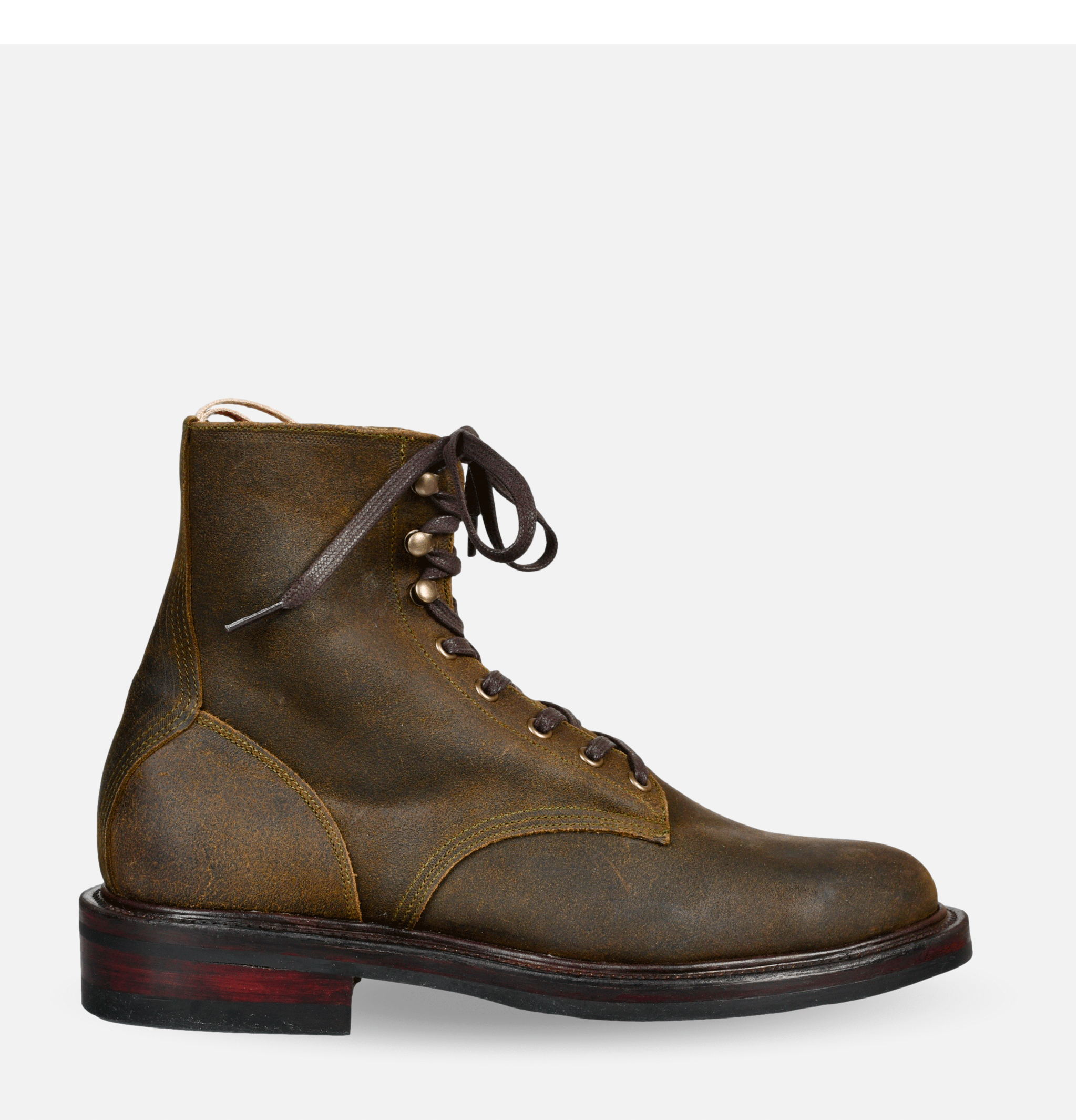 Unmarked Plain Toe Db Hunter Waxed Olive