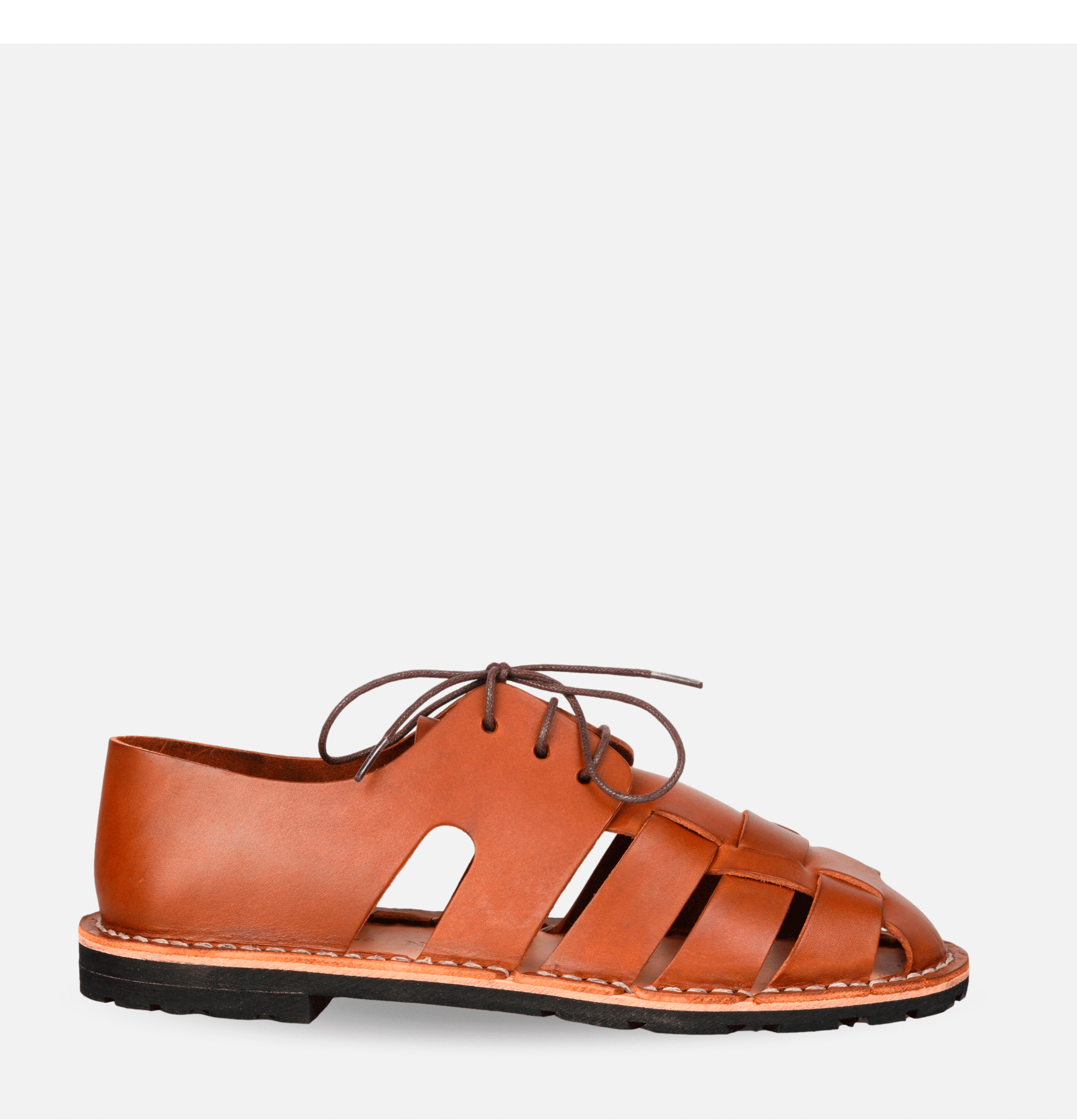 Steve Mono Chaussures Artisanal Sandal Shoe Chocolate