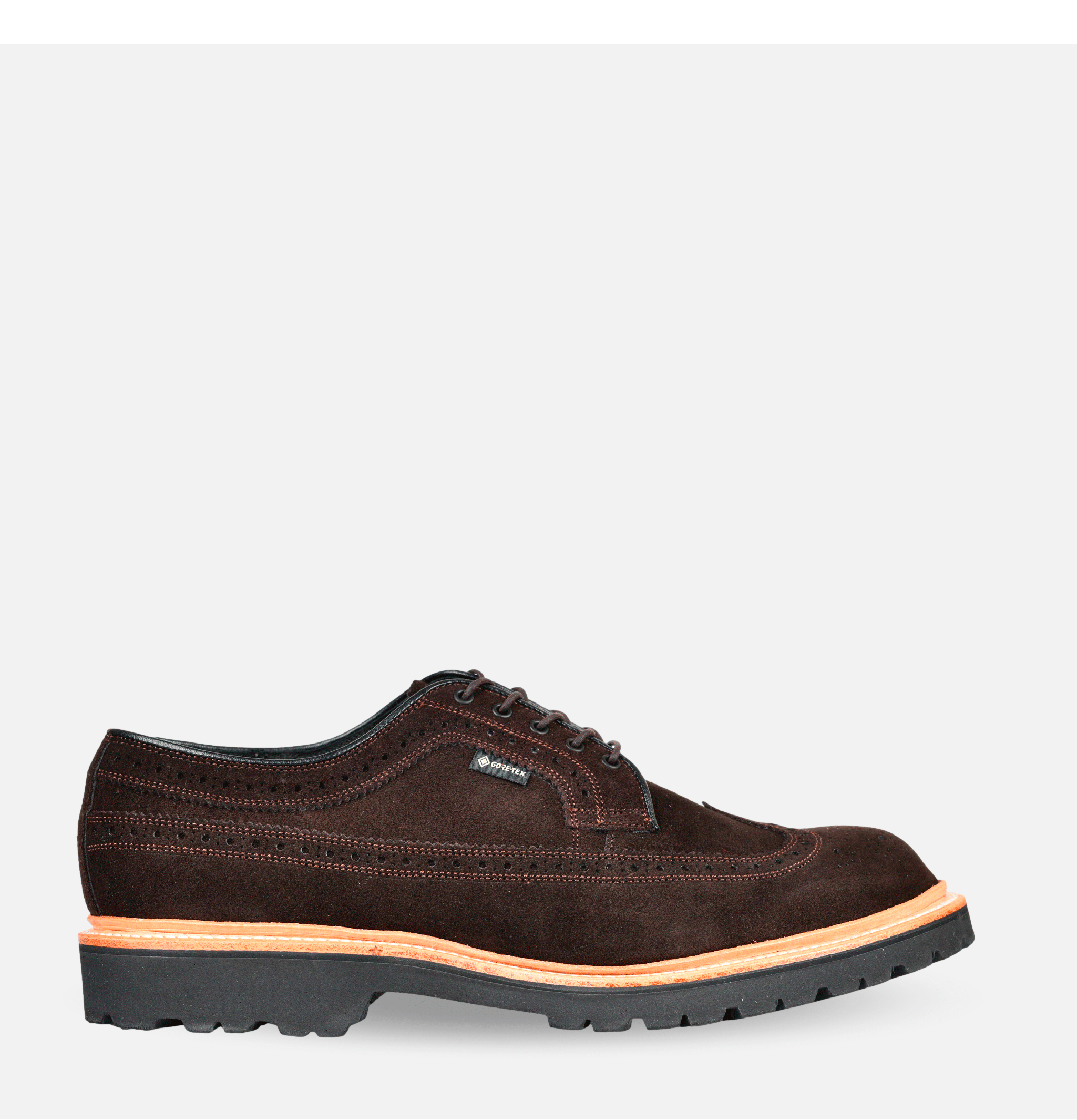 Regal Shoe & Co x Royalcheese Wing Tip Suede Brown Shoes