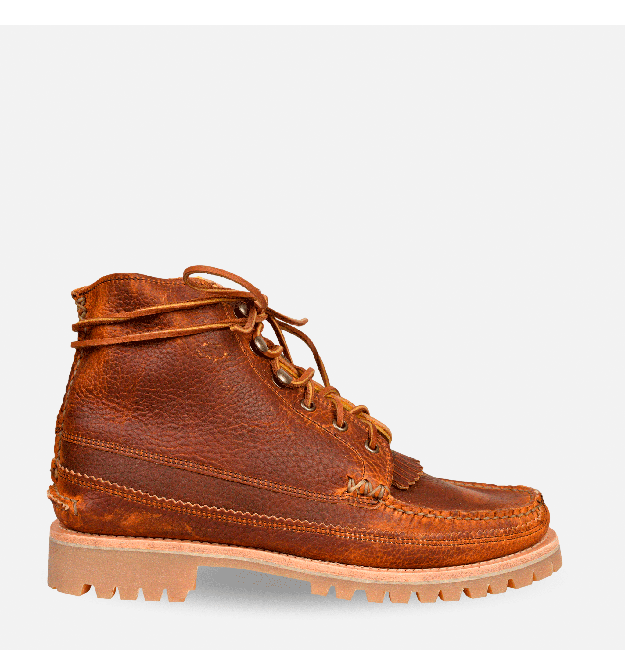 Yuketen Semi Handsewn Maine Guide Marron
