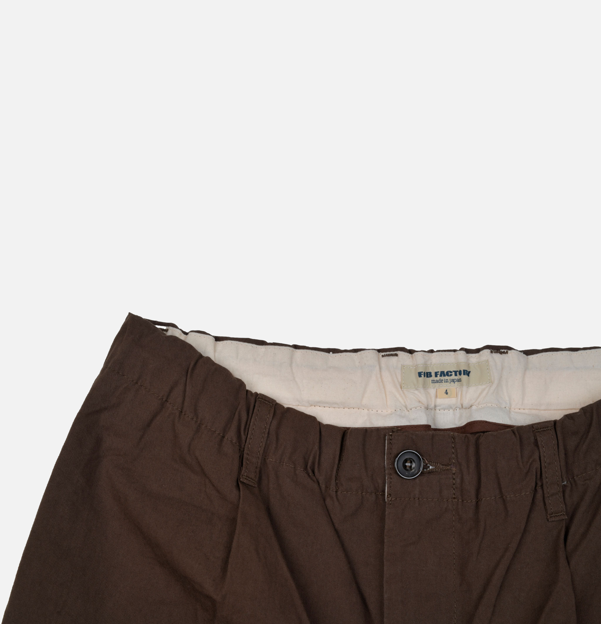Fob Factory Pantalon F0537 Travel Pants Marron