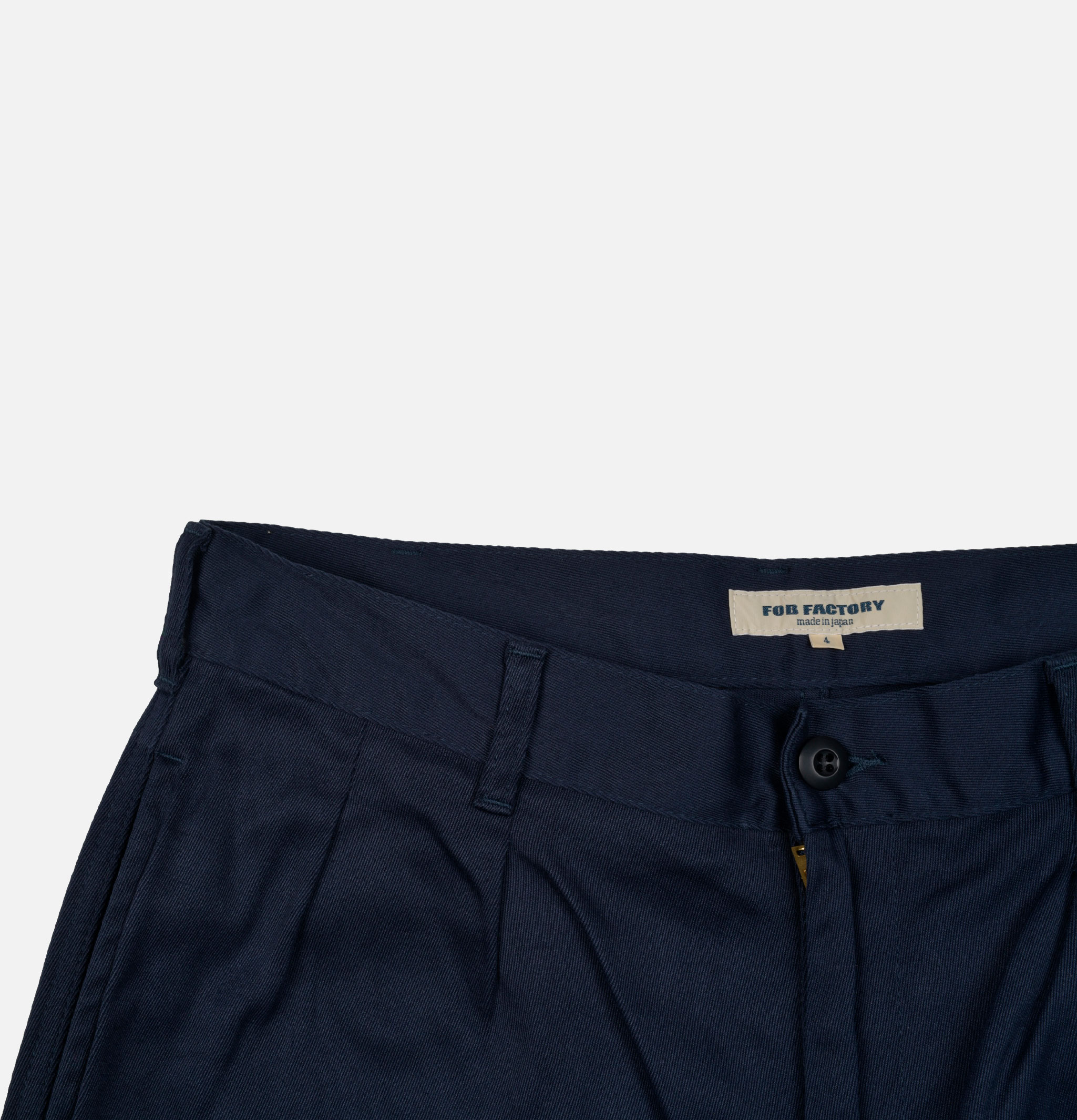 FOB Factory F0535 Classic Trousers Chino Navy