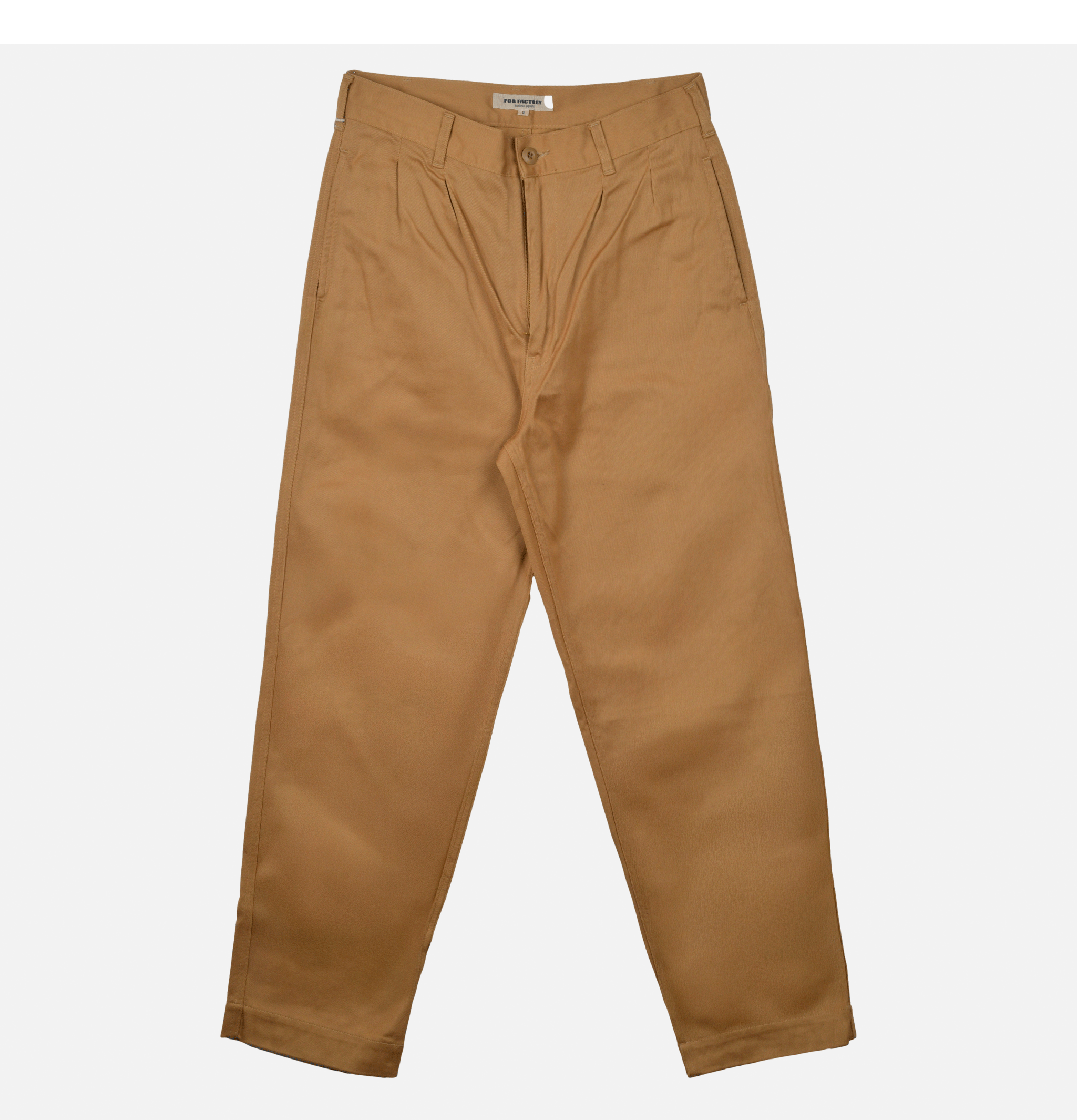 FOB Factory F0535 Classic Trousers Chino Khaki