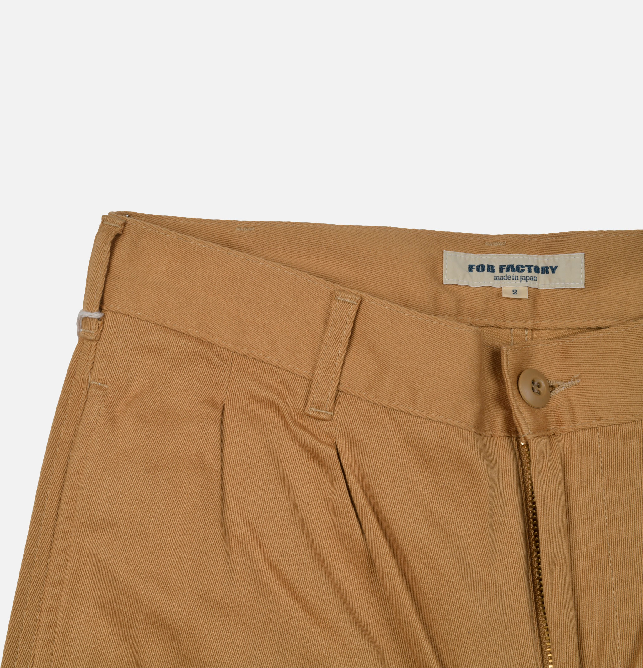 FOB Factory Pantalon F0535 Classic Trousers Chino Khaki
