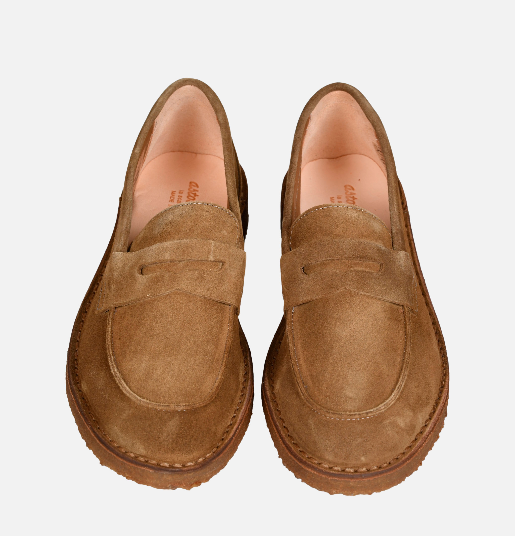 Moccasins Astorflex Sadelflex Suede Militaire