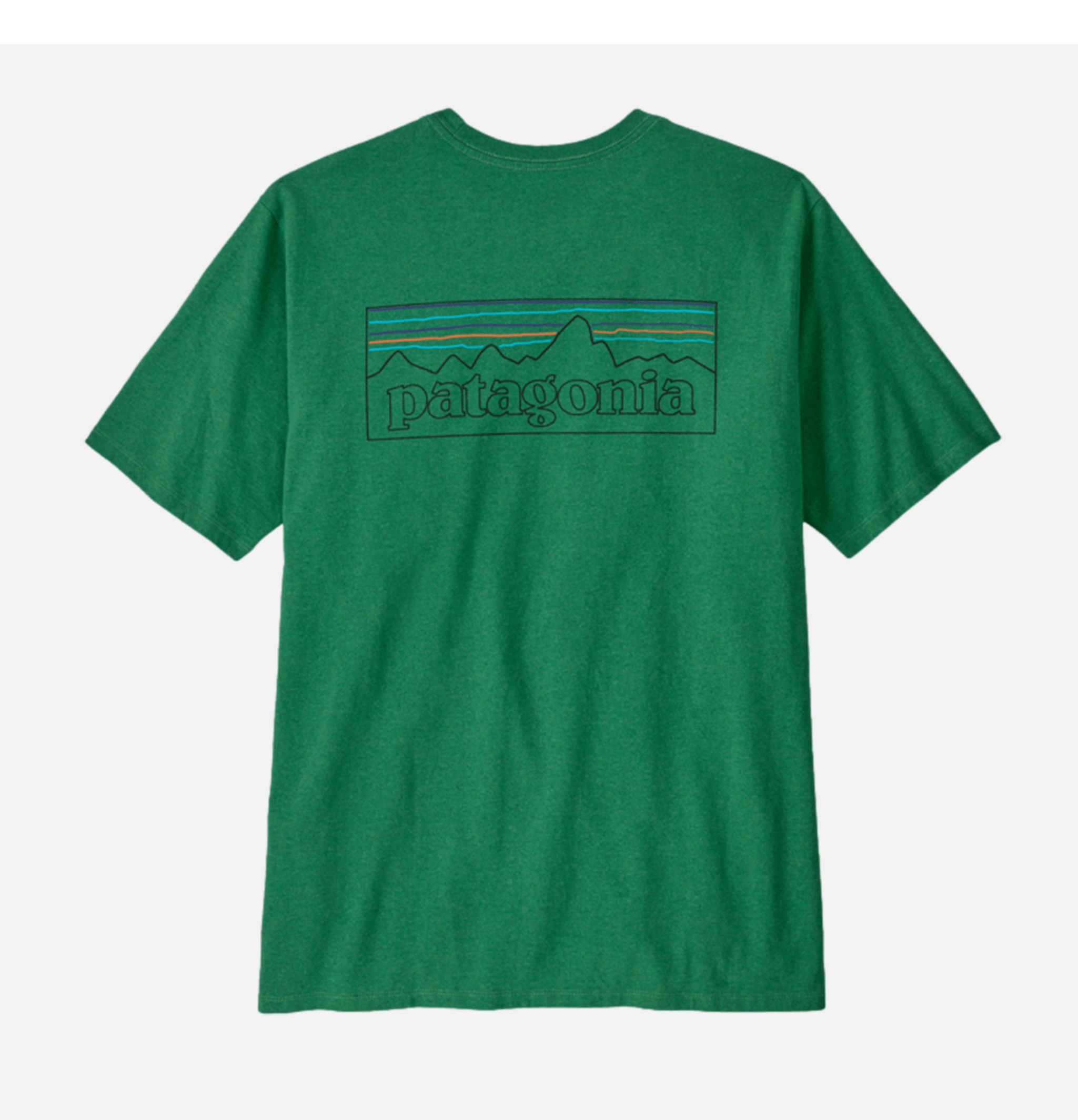 Patagonia T-Shirt P6 Logo Heartleaf Green