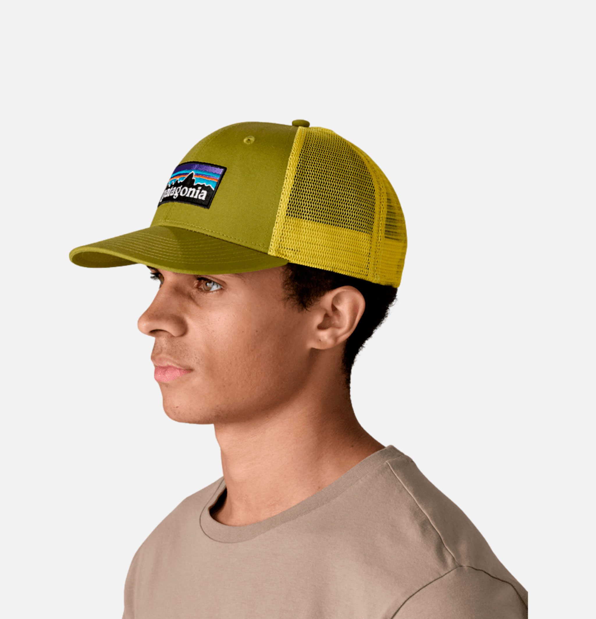Casquette PatagoniaP6 Logo Trucker Graze Green