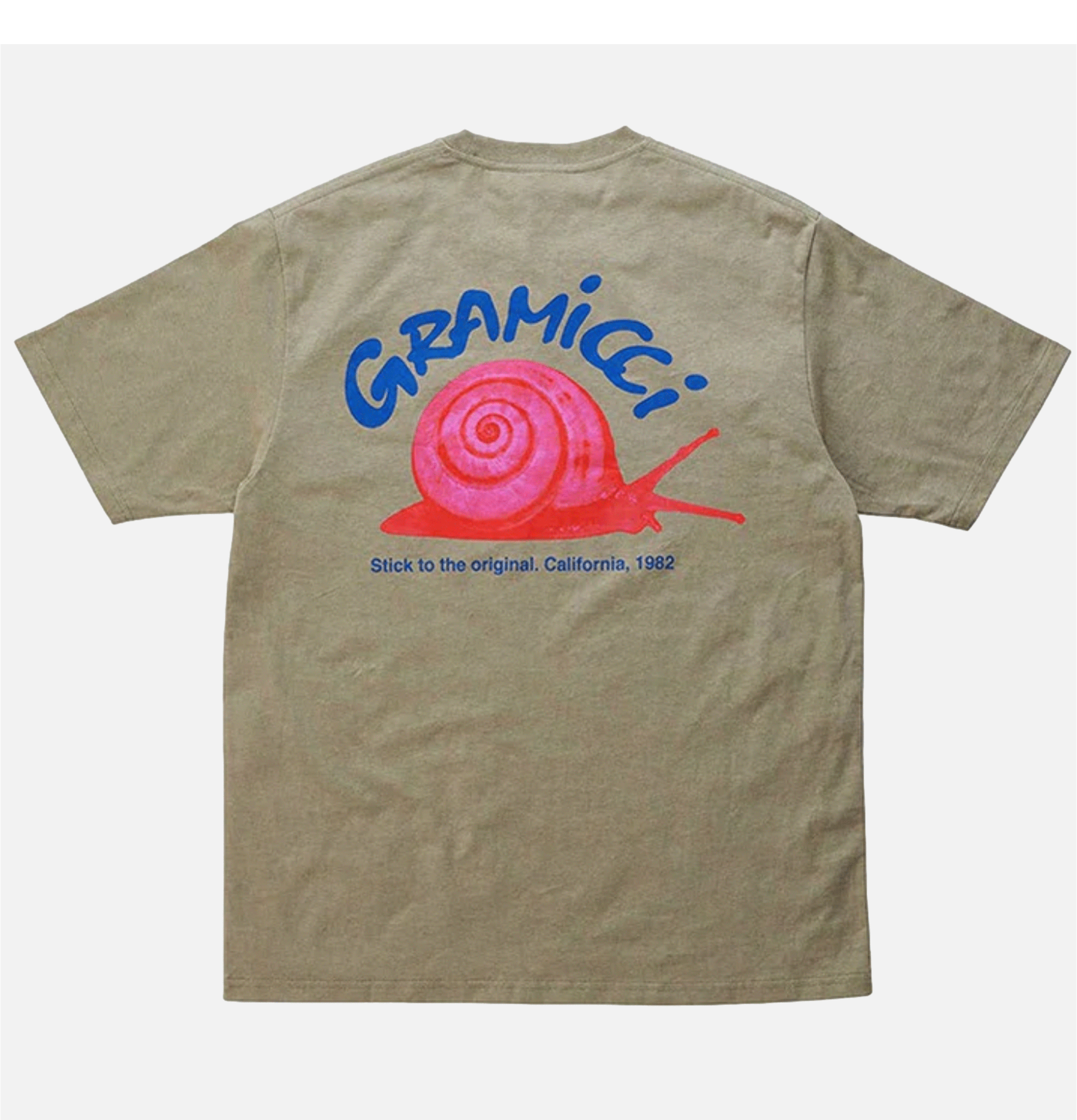 Thumb Print Tee Khaki