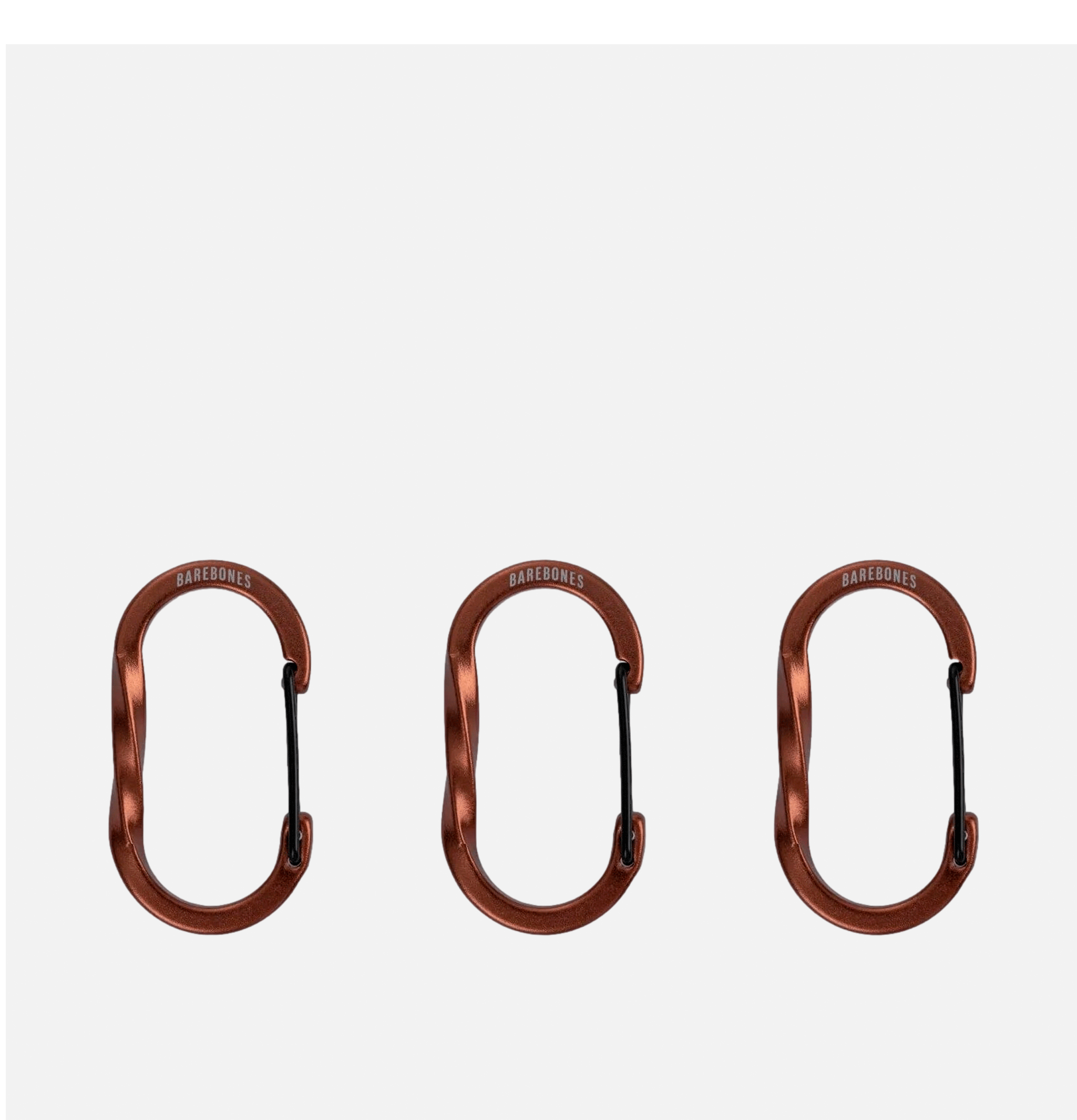 Barebones Wiregate Carabiner Small Cuivre