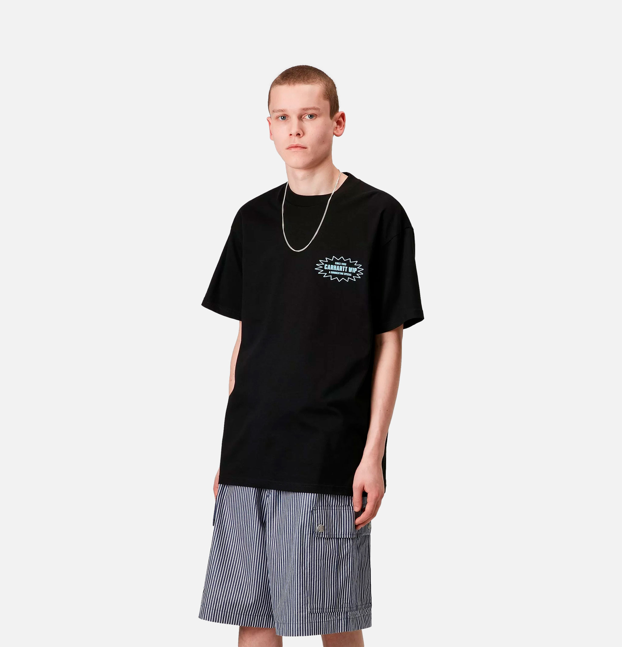 CARHARTT WIP Catalogue Tee Black Bluebird