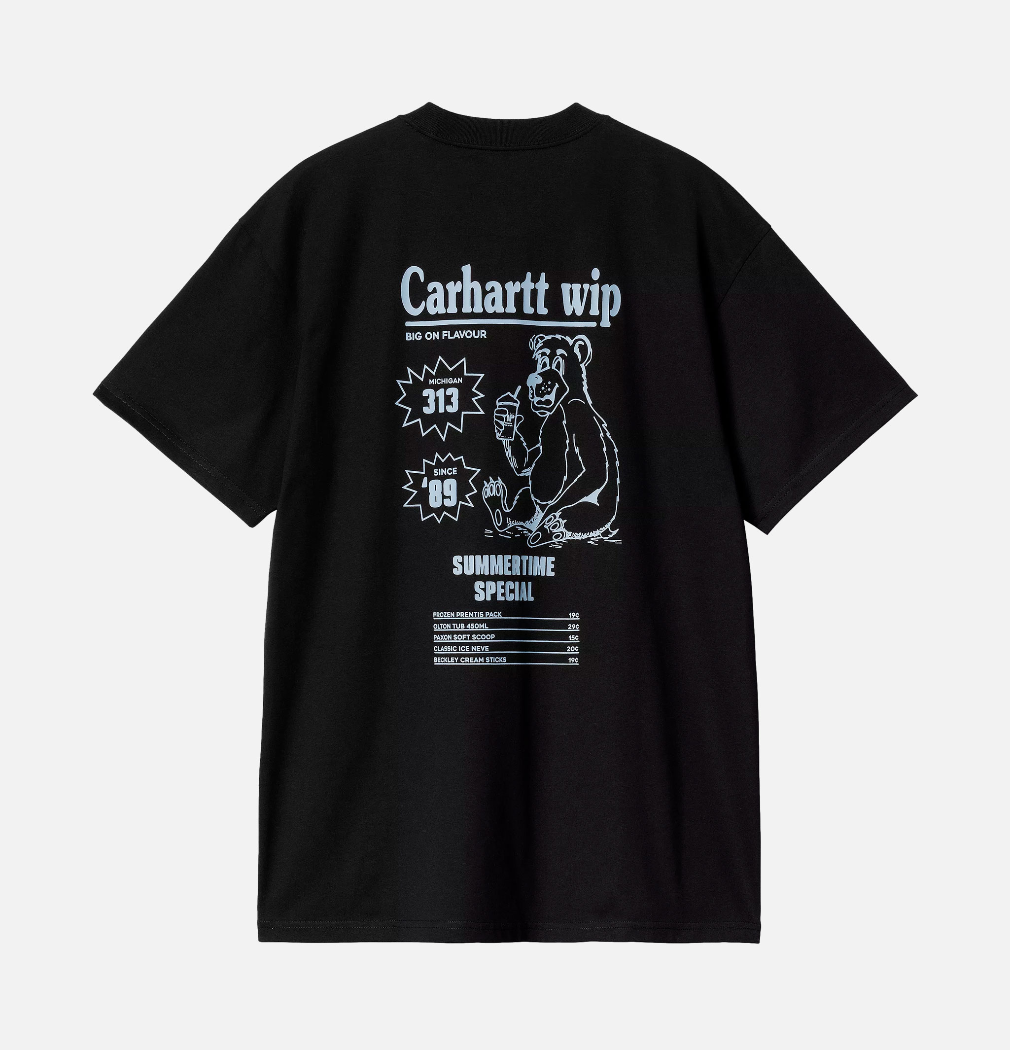 CARHARTT WIP Catalogue Tee Black Bluebird