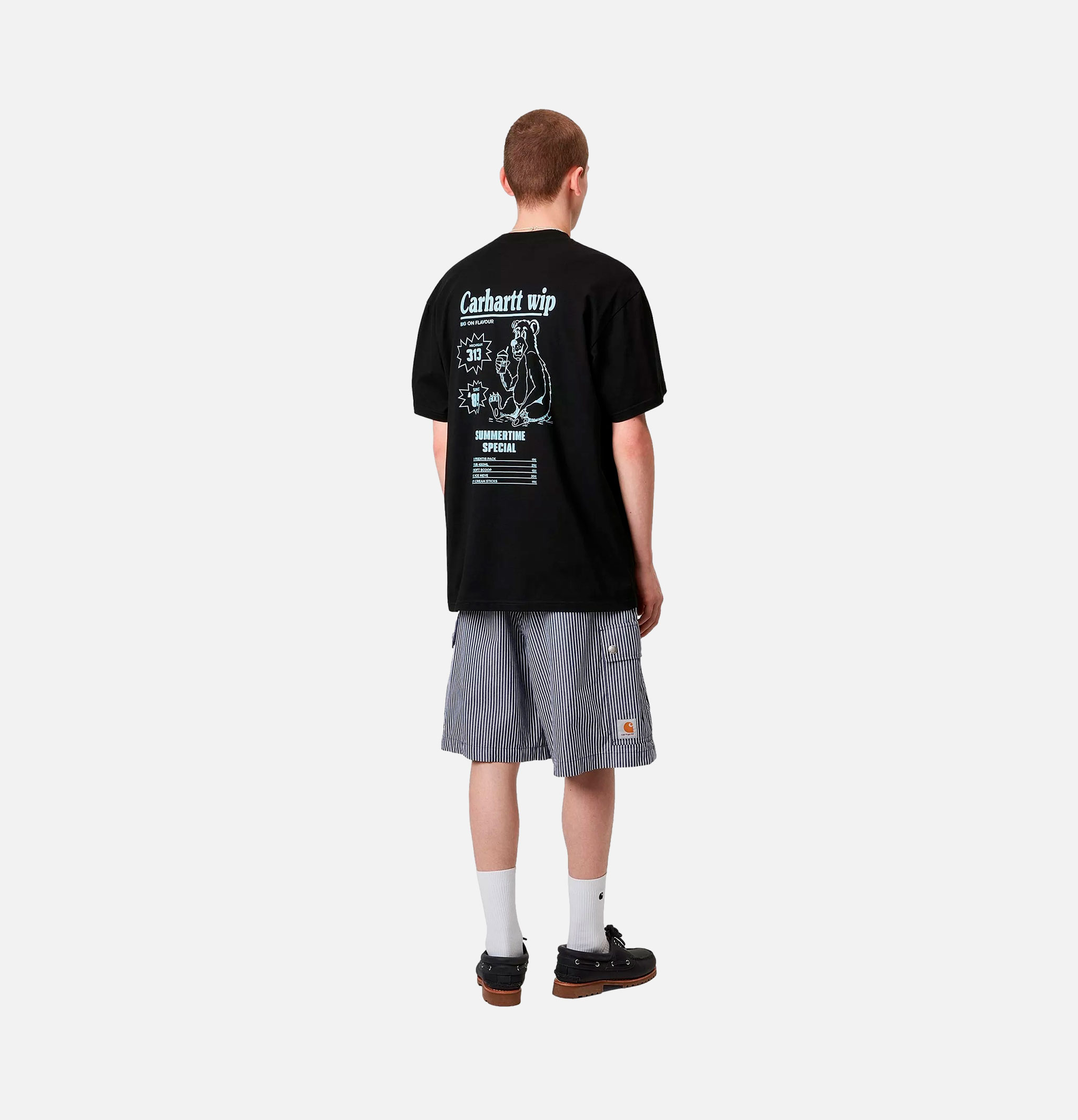 CARHARTT WIP Catalogue Tee Black Bluebird
