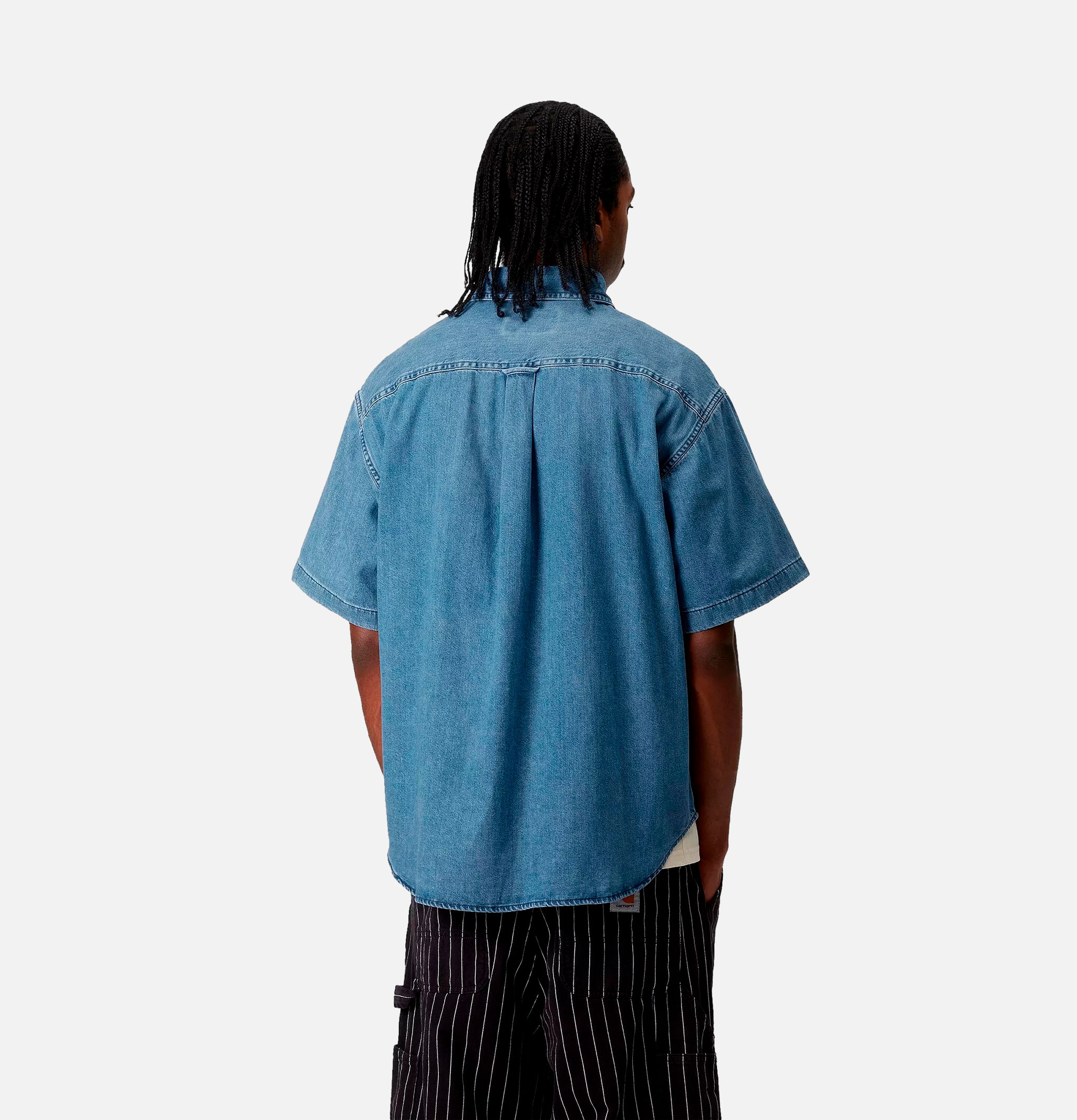 CARHARTT WIP Lucas Shirt Ss Stone Wash