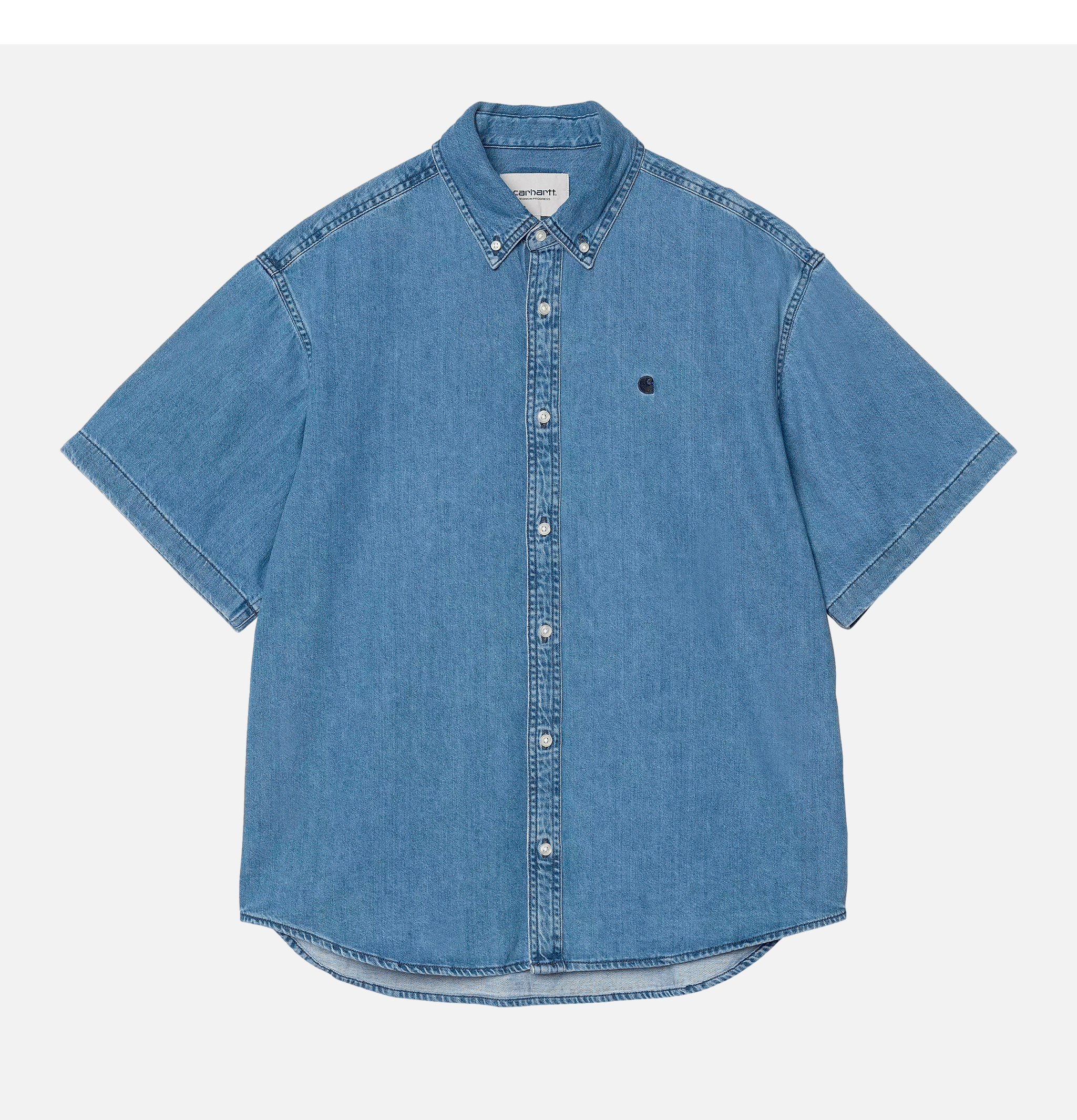 CARHARTT WIP Lucas Shirt Ss Stone Wash