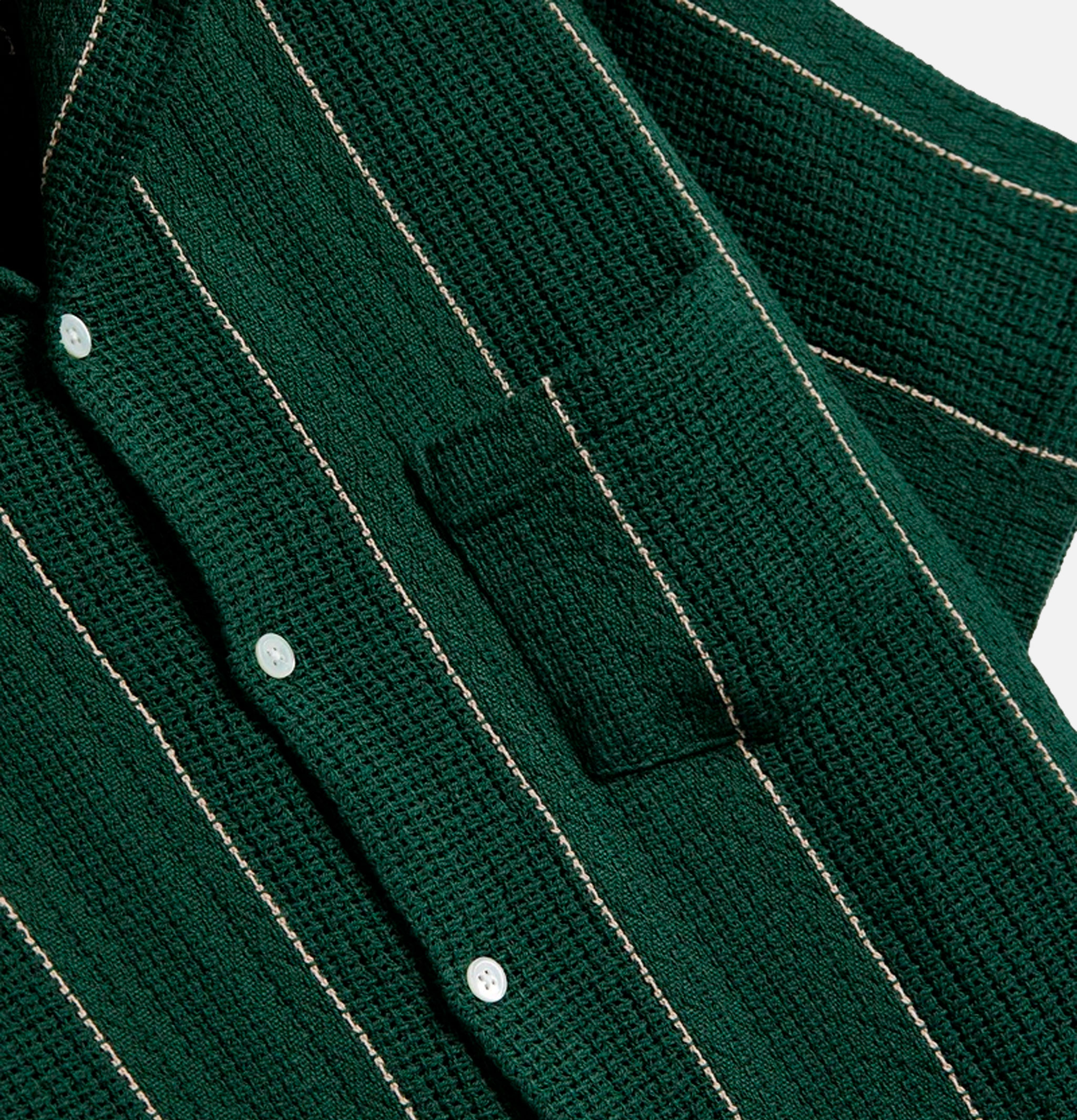 Portuguese Flannel Chemise Alma Green