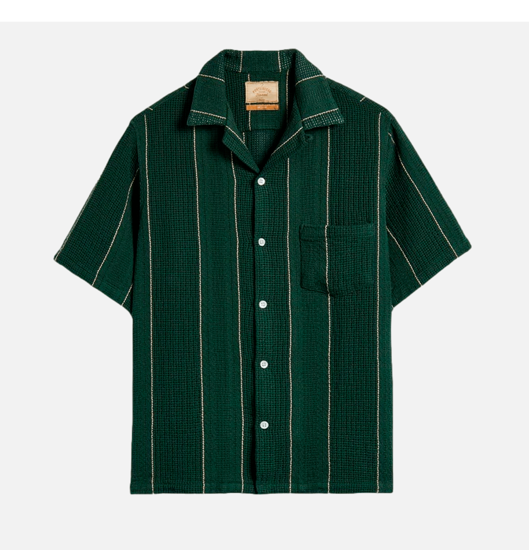 Portuguese Flannel Chemise Alma Green