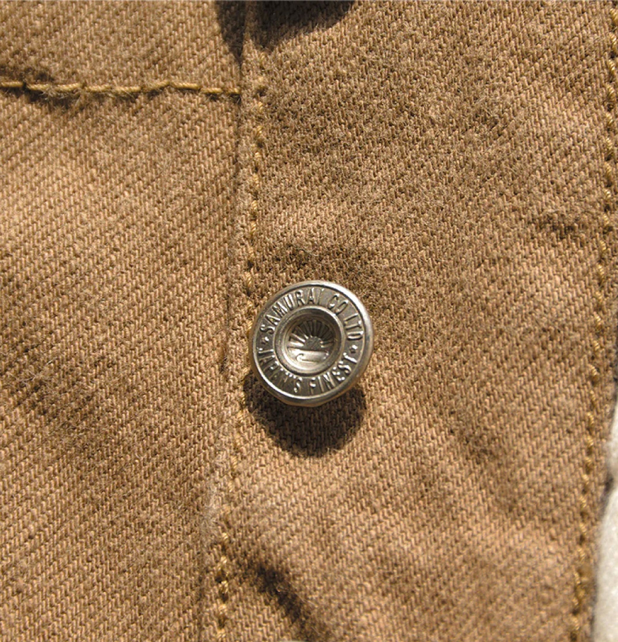 Samurai Jeans 15oz Khaki Chino Wide Khaki