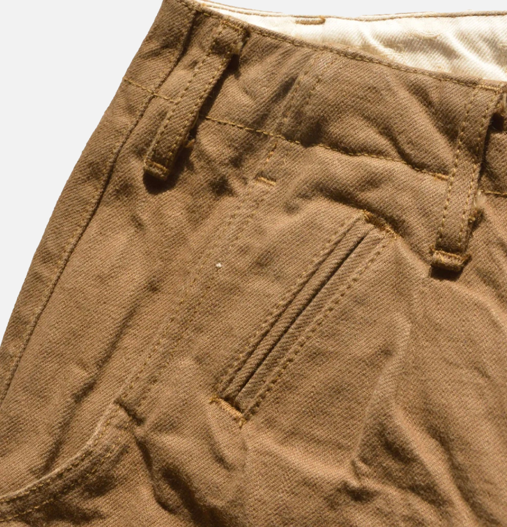 Samurai Jeans 15oz Khaki Chino Wide Khaki