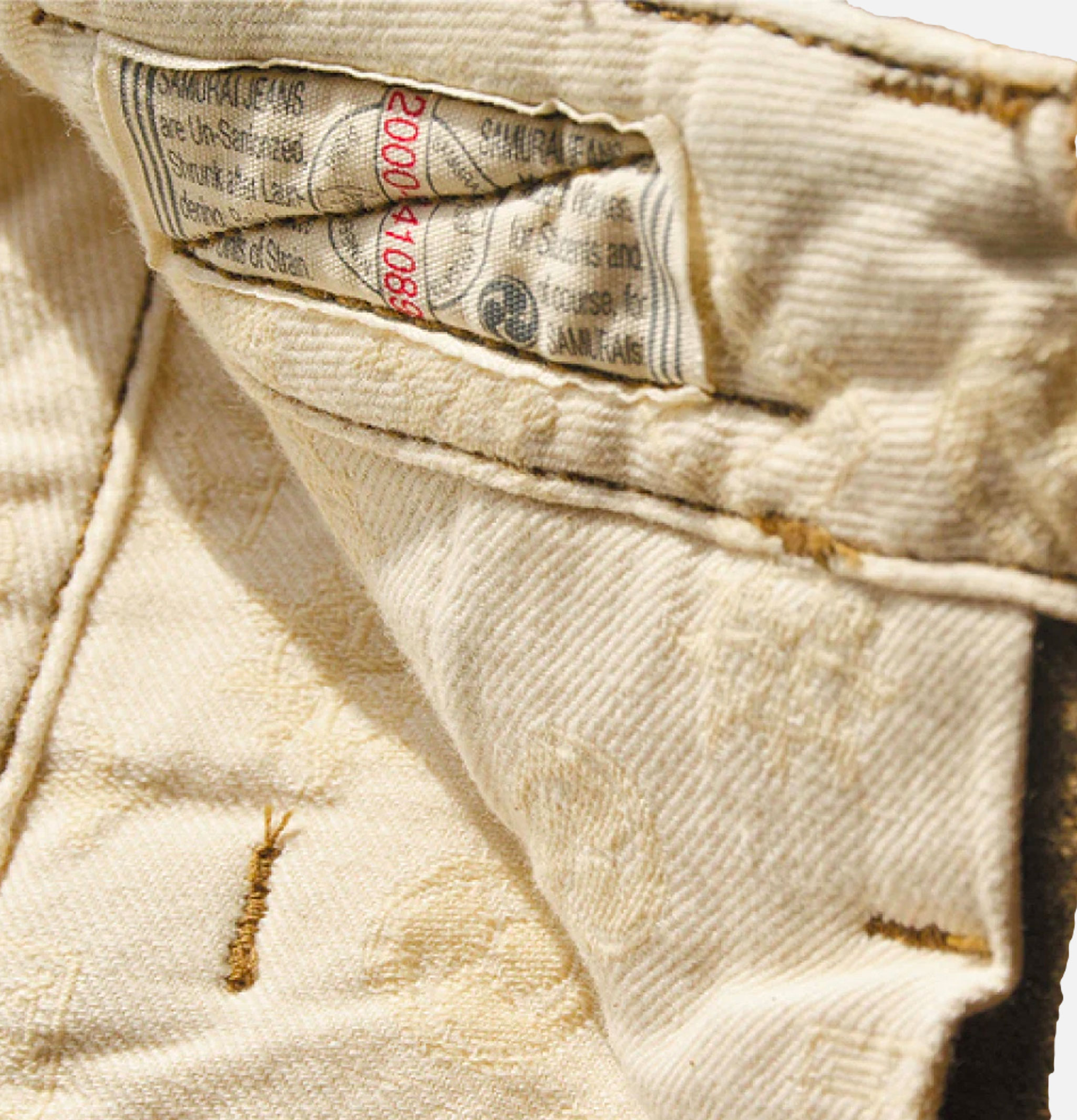 Samurai Jeans 15oz Khaki Chino Wide Khaki